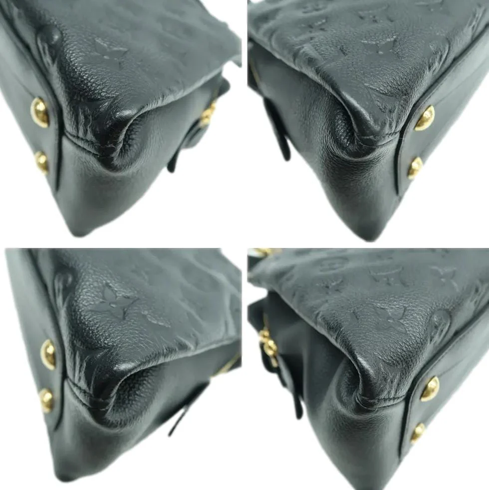 LOUIS VUITTON Vosges MM Empreinte Leather Shoulder Bag Black - Image 5