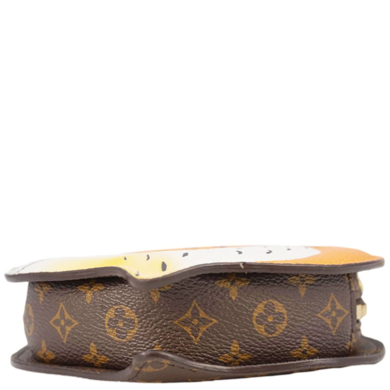 LOUIS VUITTON Leopard Grained Calf Leather Wallet On Chain Shoulder Bag Multicolor - Image 10
