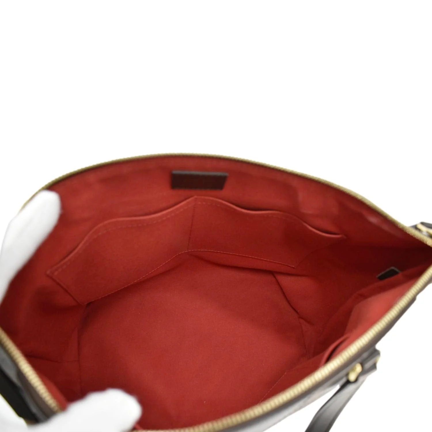 LOUIS VUITTON Westminster GM Damier Ebene Tote Shoulder Bag Brown - Image 10