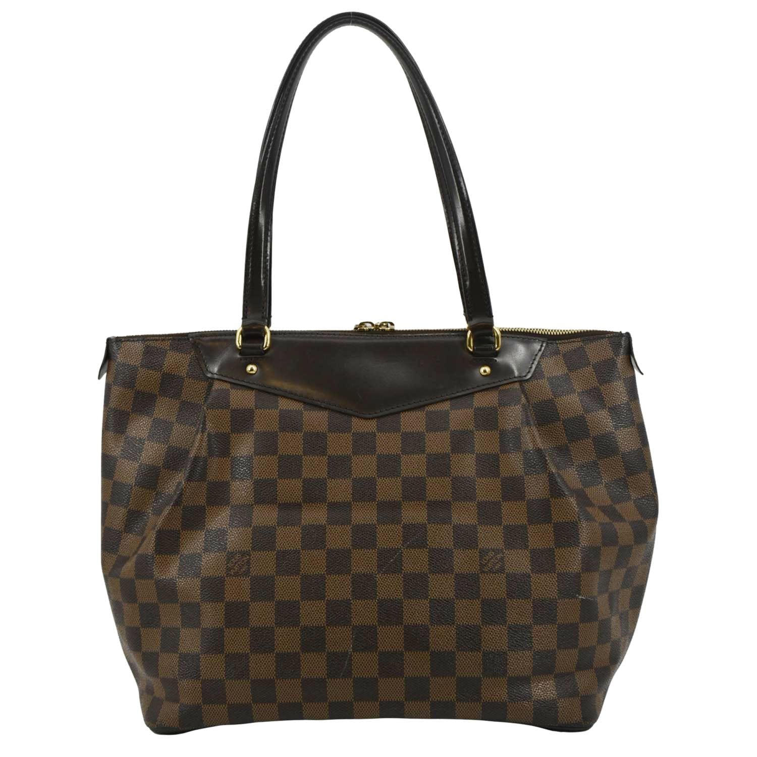 LOUIS VUITTON Westminster PM Damier Ebene Shoulder Bag Brown - Image 4