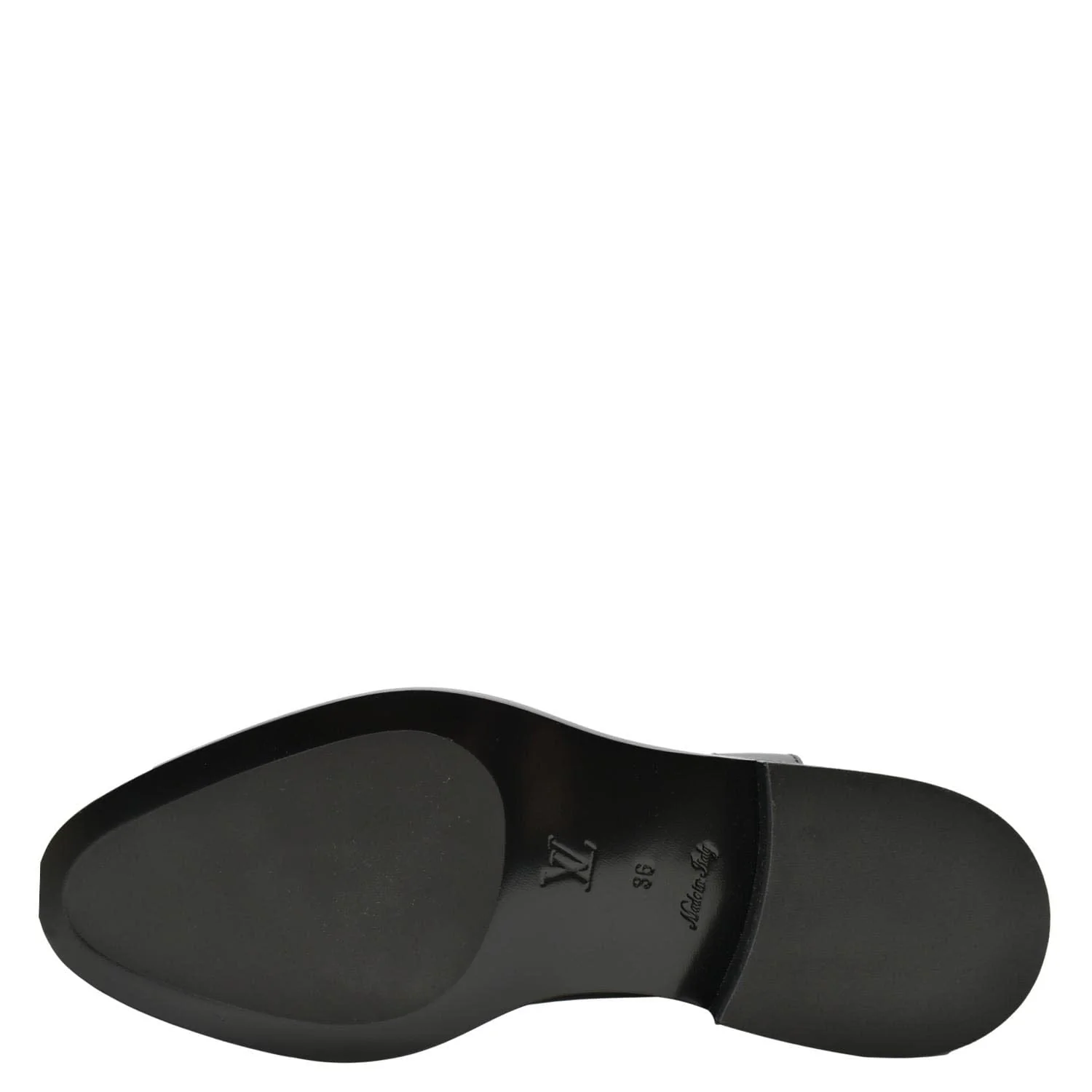 LOUIS VUITTON Westside Flat High Leather Boot Noir Black - Image 19