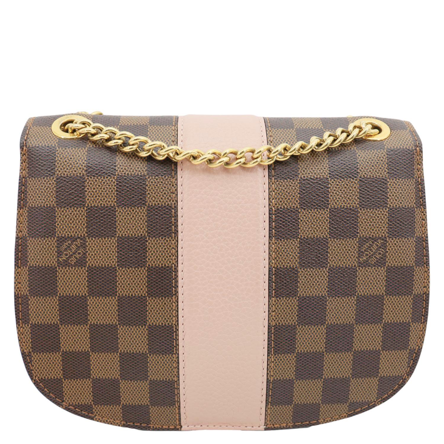 LOUIS VUITTON Wight Damier Ebene Shoulder Crossbody Bag Magnolia - Image 3