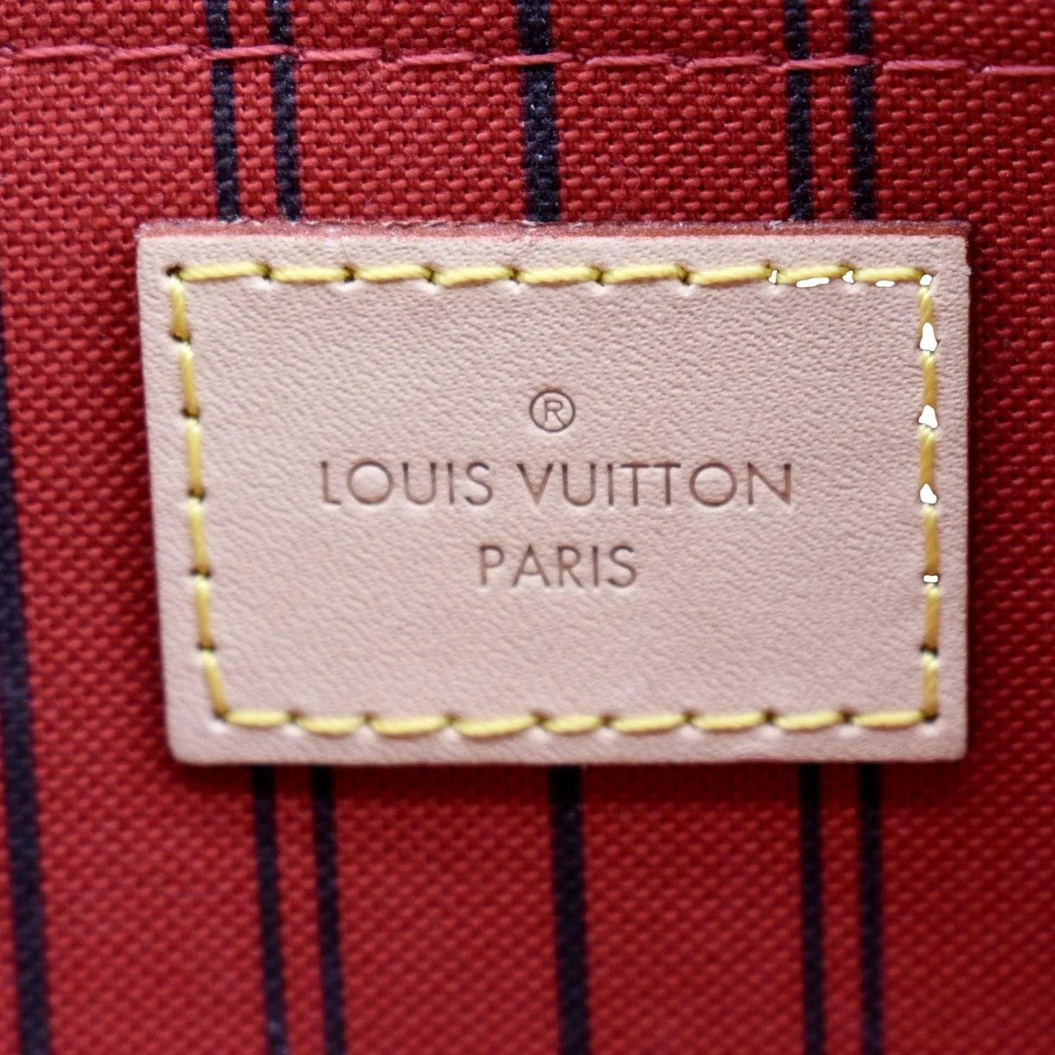 LOUIS VUITTON Neverfull Monogram Canvas Pochette Wristlet Pouch Brown - Image 11