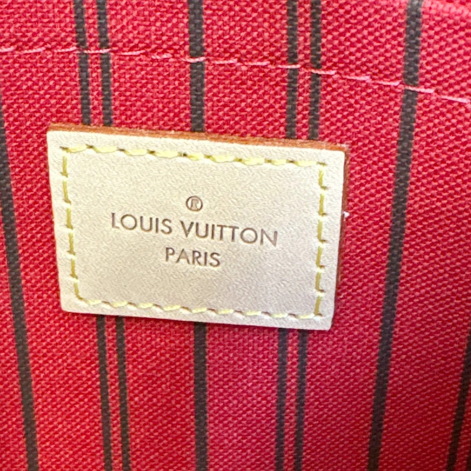 LOUIS VUITTON Neverfull Monogram Canvas Wristlet Pouch Brown - Image 8