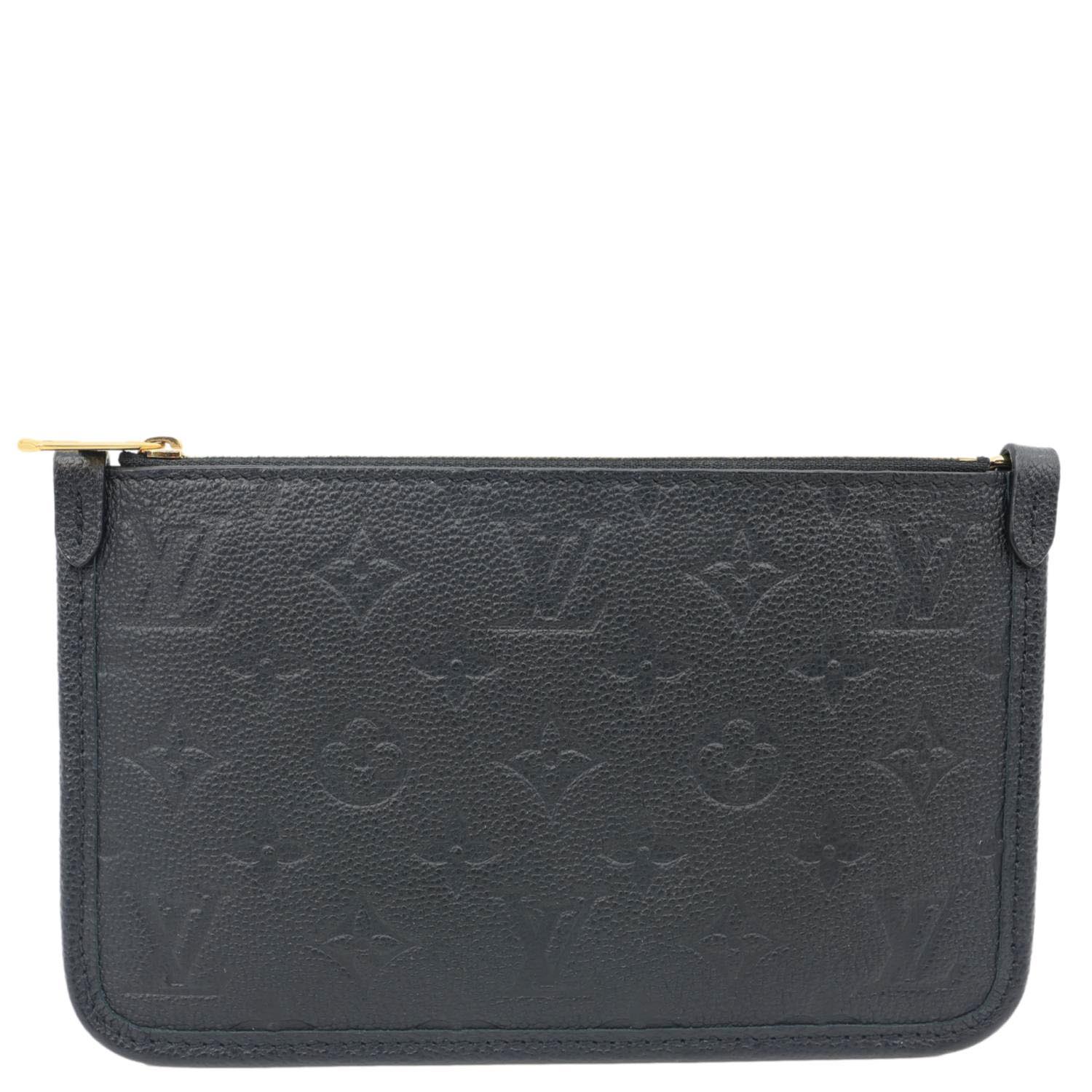 LOUIS VUITTON Empreinte Leather Wristlet Black - Image 3