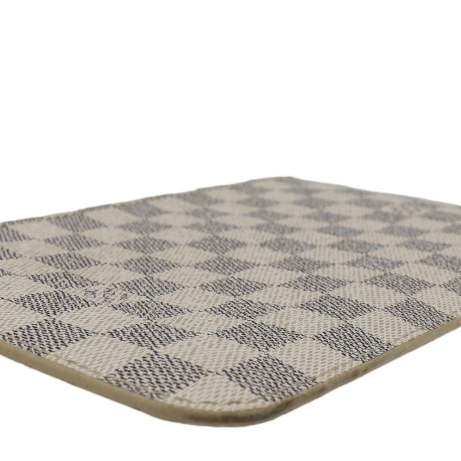 LOUIS VUITTON Wristlet Pochette Damier Azur Pouch White - Image 7