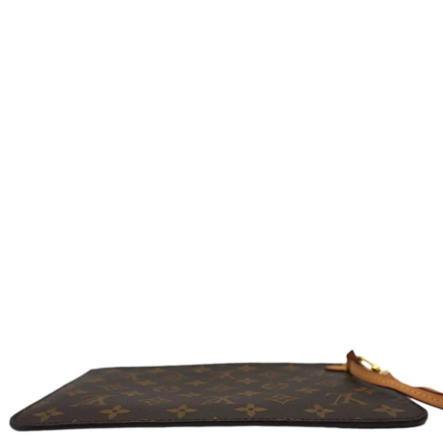 LOUIS VUITTON Monogram Canvas Wristlet Pouch Brown - Image 9