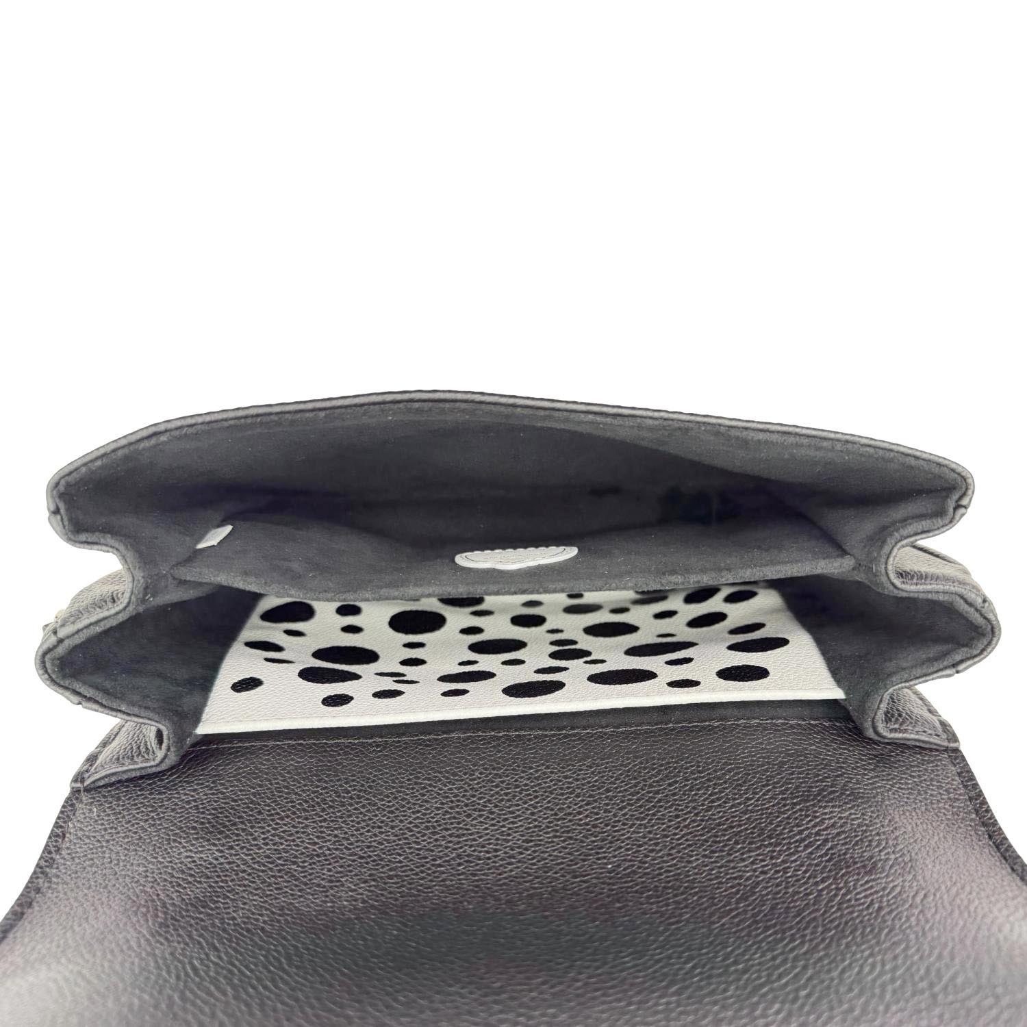 LOUIS VUITTON x YK Metis Pochette Monogram Giant Empreinte Dot Shoulder Bag Black - Image 11