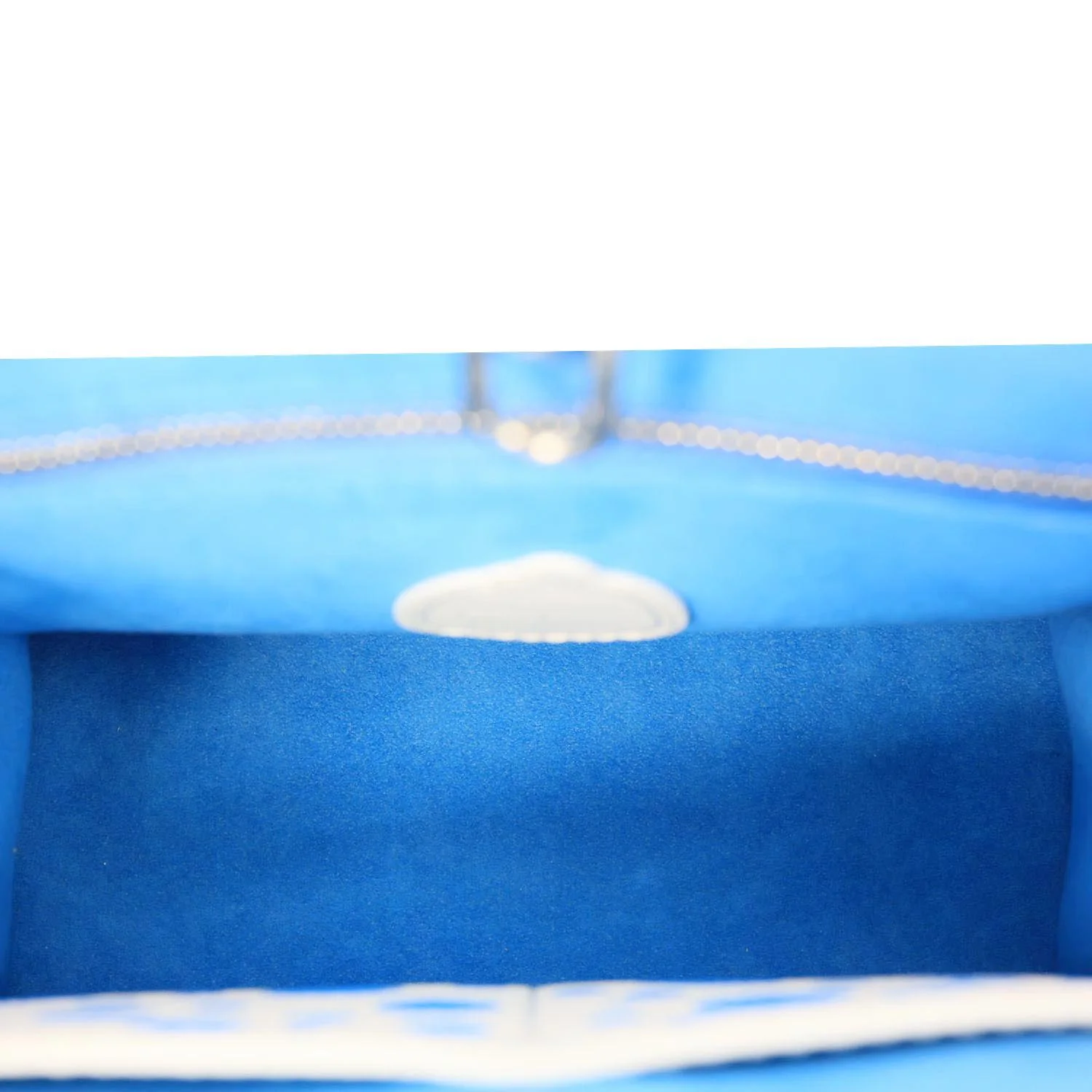 LOUIS VUITTON x Yayoi Kusama OnTheGo PM Monogram Empreinte Dots Leather Shoulder Bag Blue - Image 12