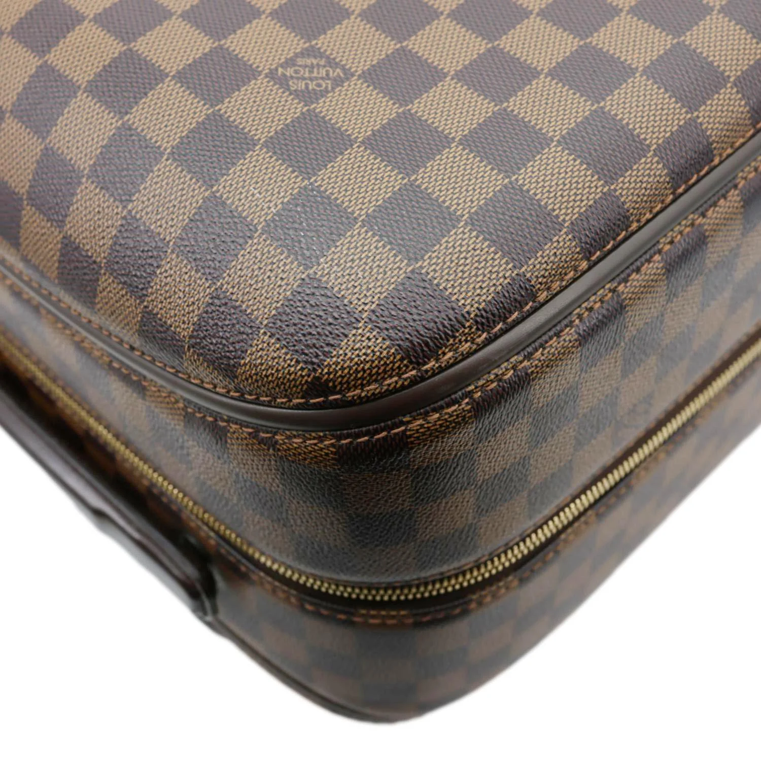 LOUIS VUITTON Zephyr 55 Damier Ebene Rolling Suitcase Luggage Brown - Image 12