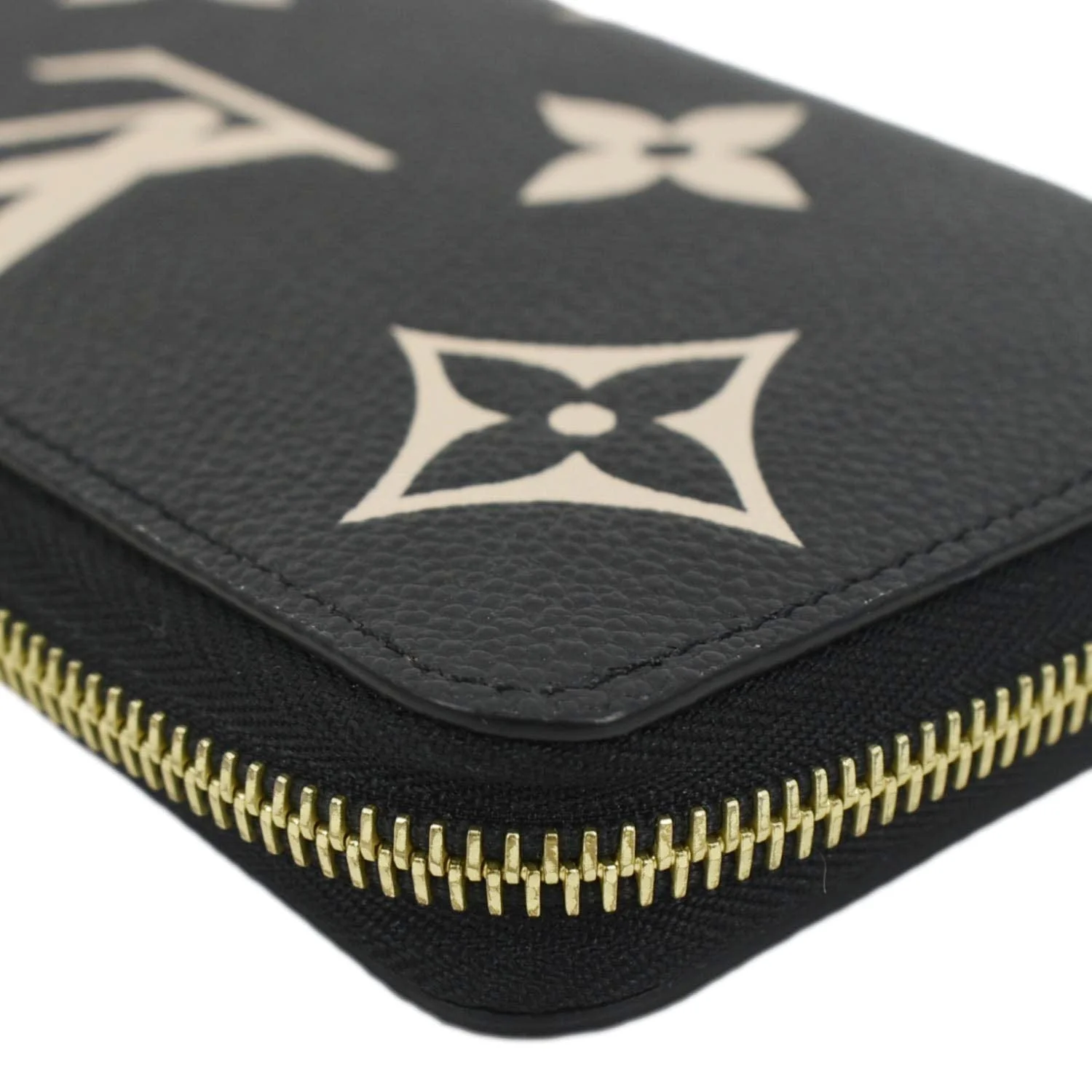 LOUIS VUITTON Zip Around Monogram Empreinte Leather Wallet Bicolor - Image 8