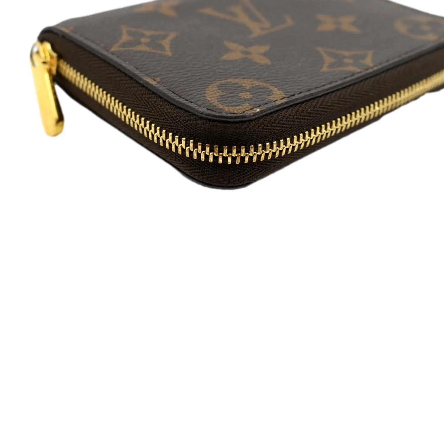 LOUIS VUITTON Monogram Canvas Zippy Coin Purse Brown - Image 5