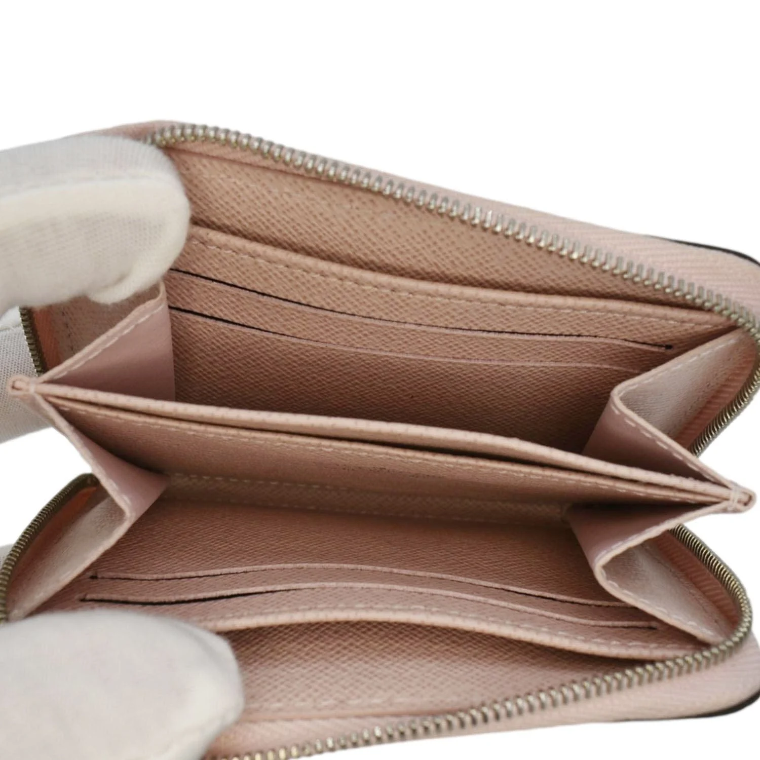 LOUIS VUITTON Epi Leather Zippy Coin Purse Dusty Pink - Image 10