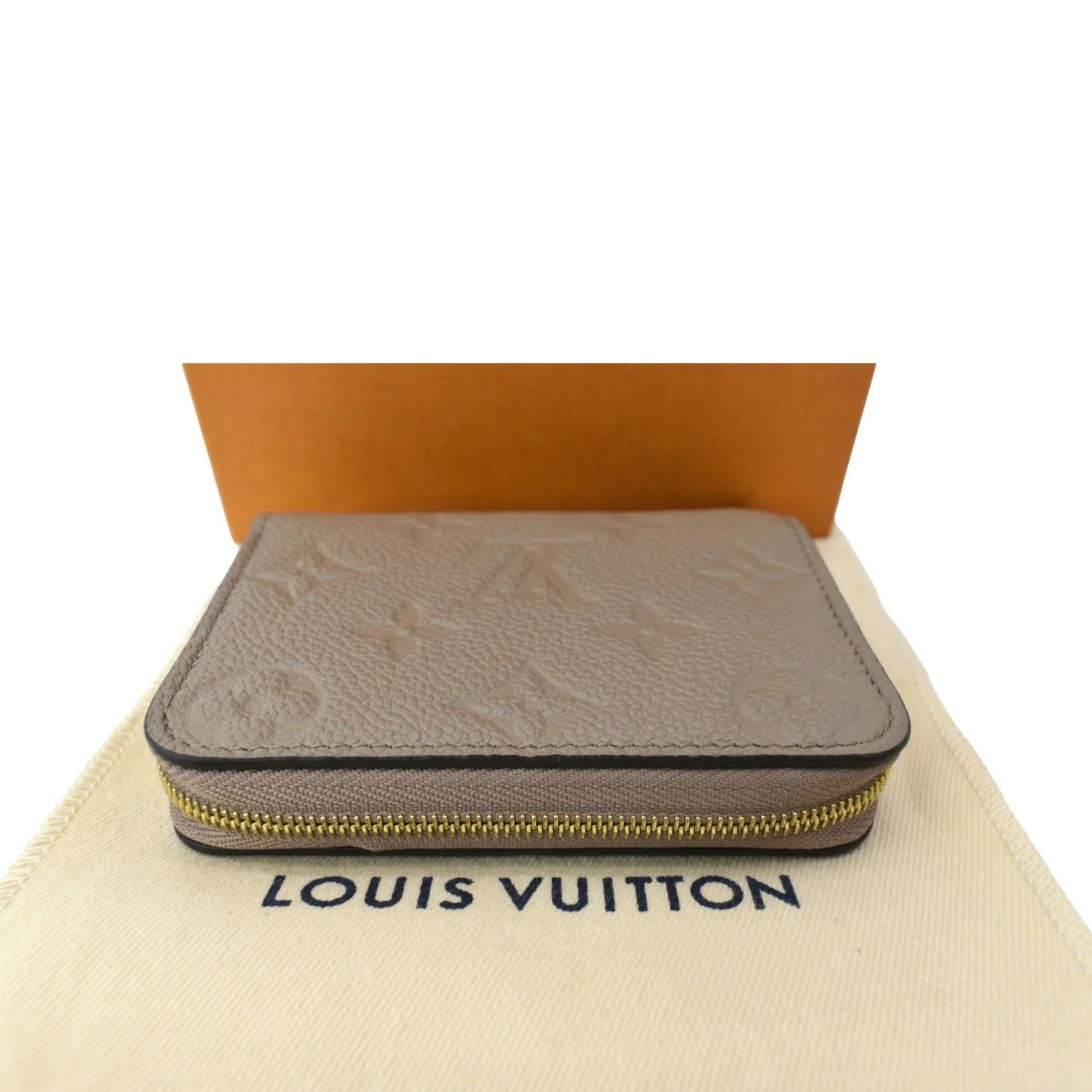 Louis Vuitton Zippy Coin Purse Monogram Empreinte Leather Tourterelle Beige - Image 3