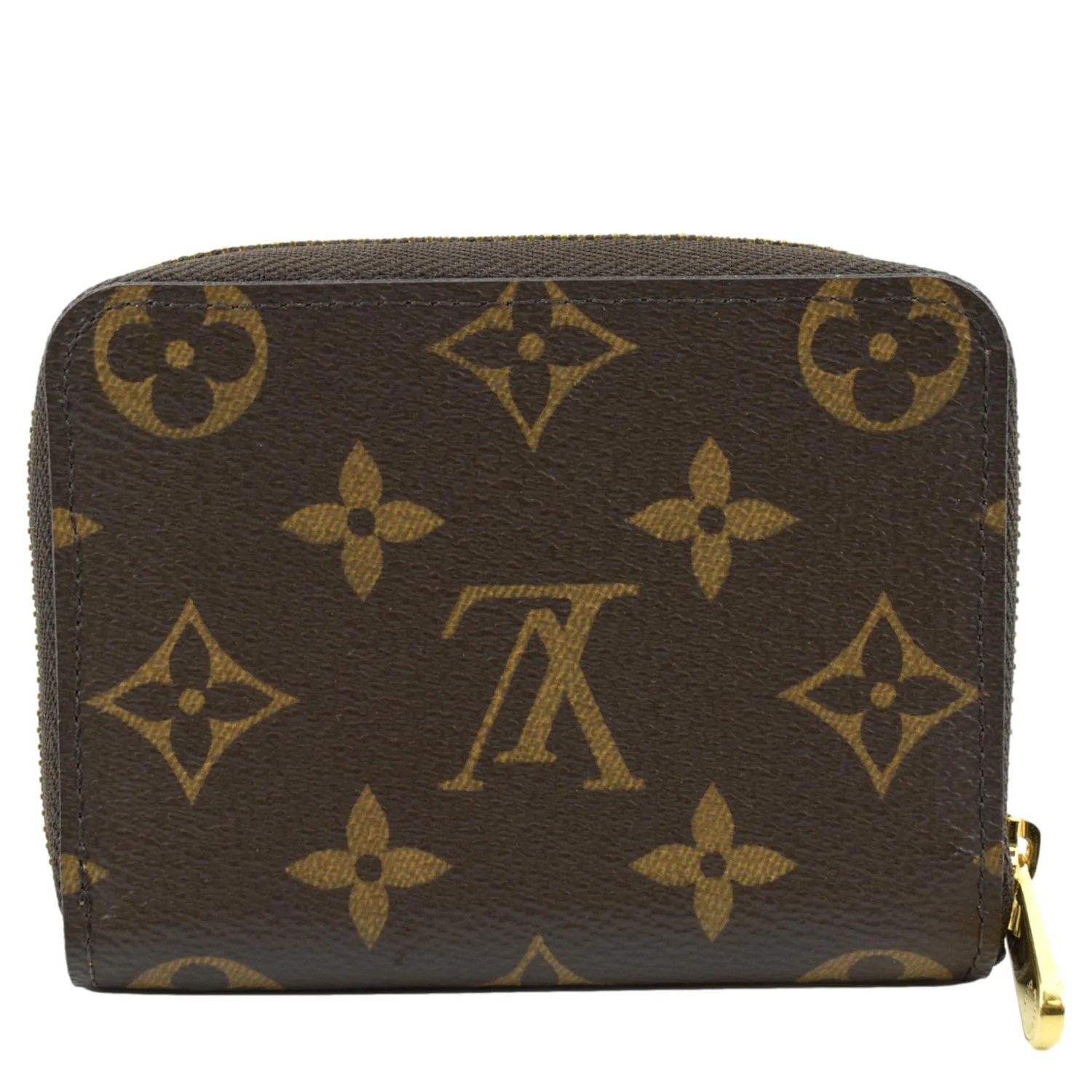 LOUIS VUITTON Monogram Canvas Zippy Coin Purse Brown - Image 2
