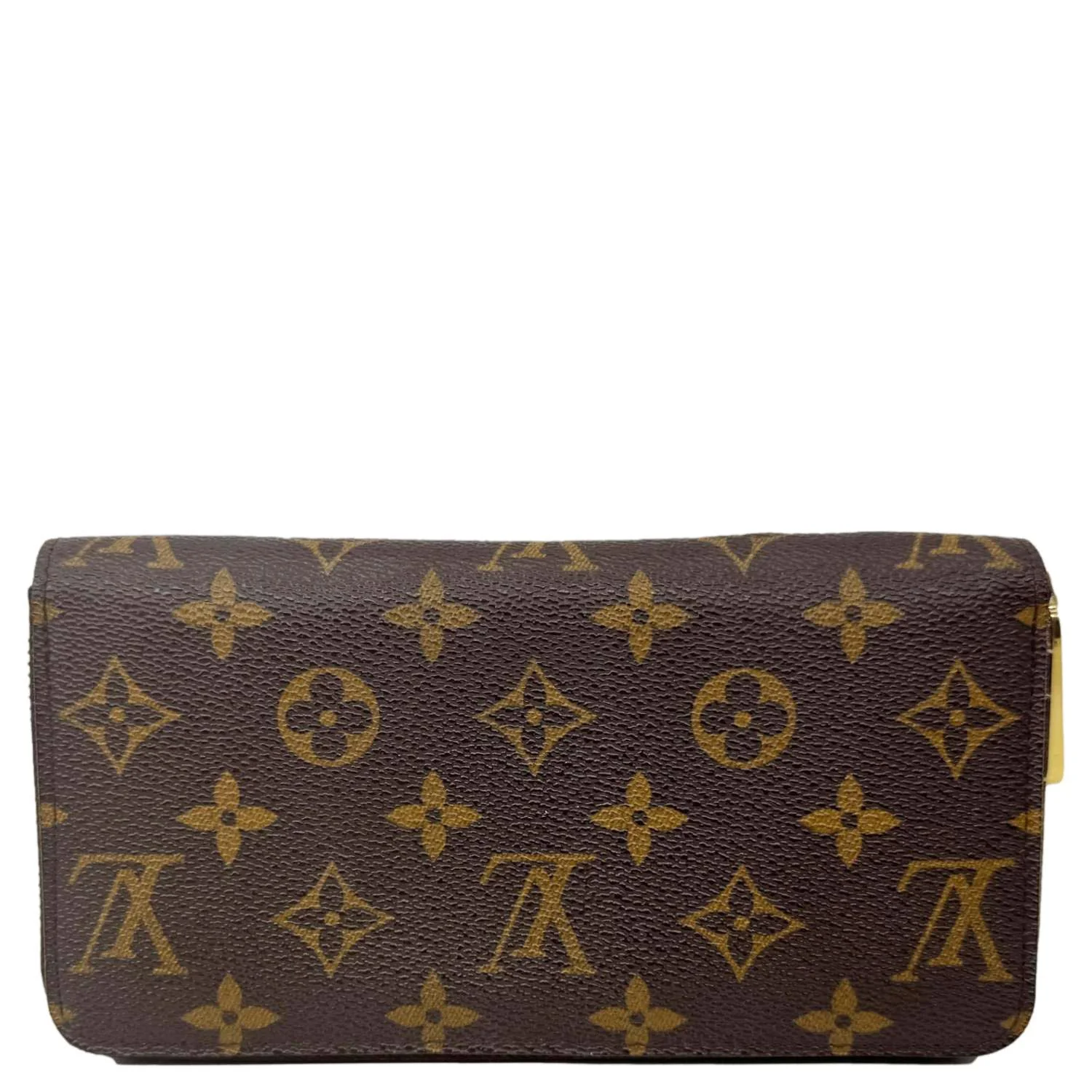 LOUIS VUITTON Monogram Canvas Zippy Wallet Brown - Image 3