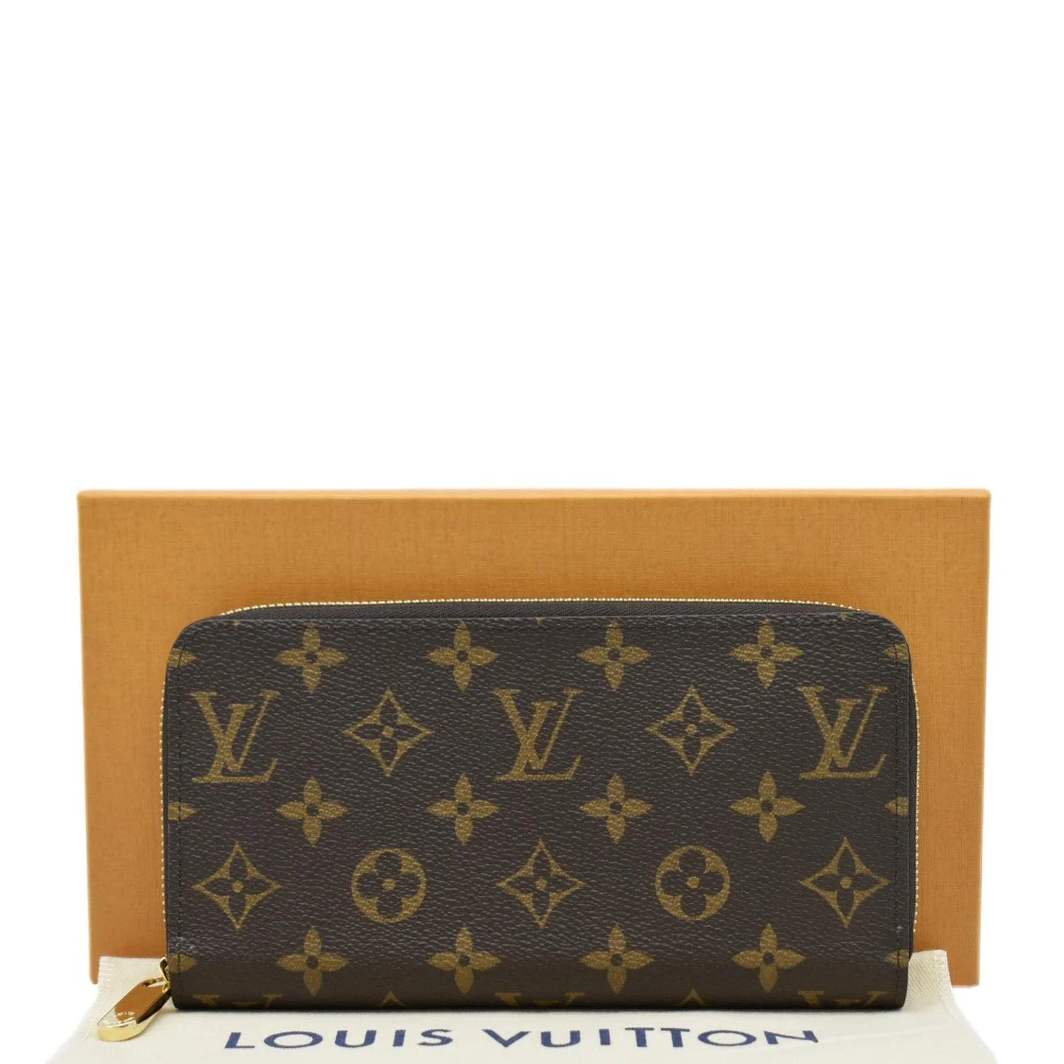 LOUIS VUITTON Monogram Canvas Zippy Wallet Brown - Image 3