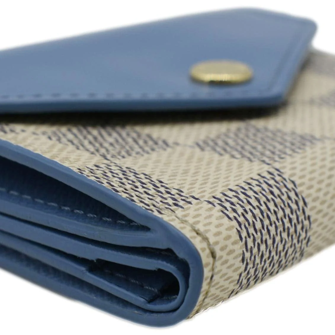 LOUIS VUITTON Zoe Damier Azur Wallet Light Blue - Image 9