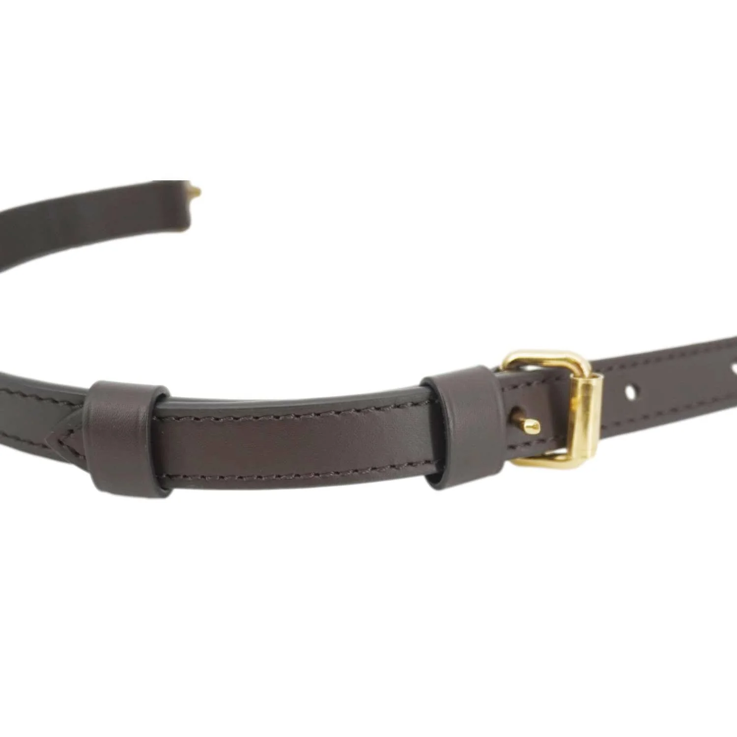 LOUIS VUITTON Leather Strap Brown - Image 8