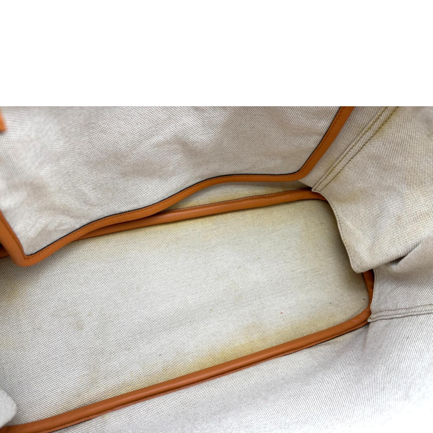 MCM Delmy Shopper Visetos Canvas Tote Bag Cognac - Image 12