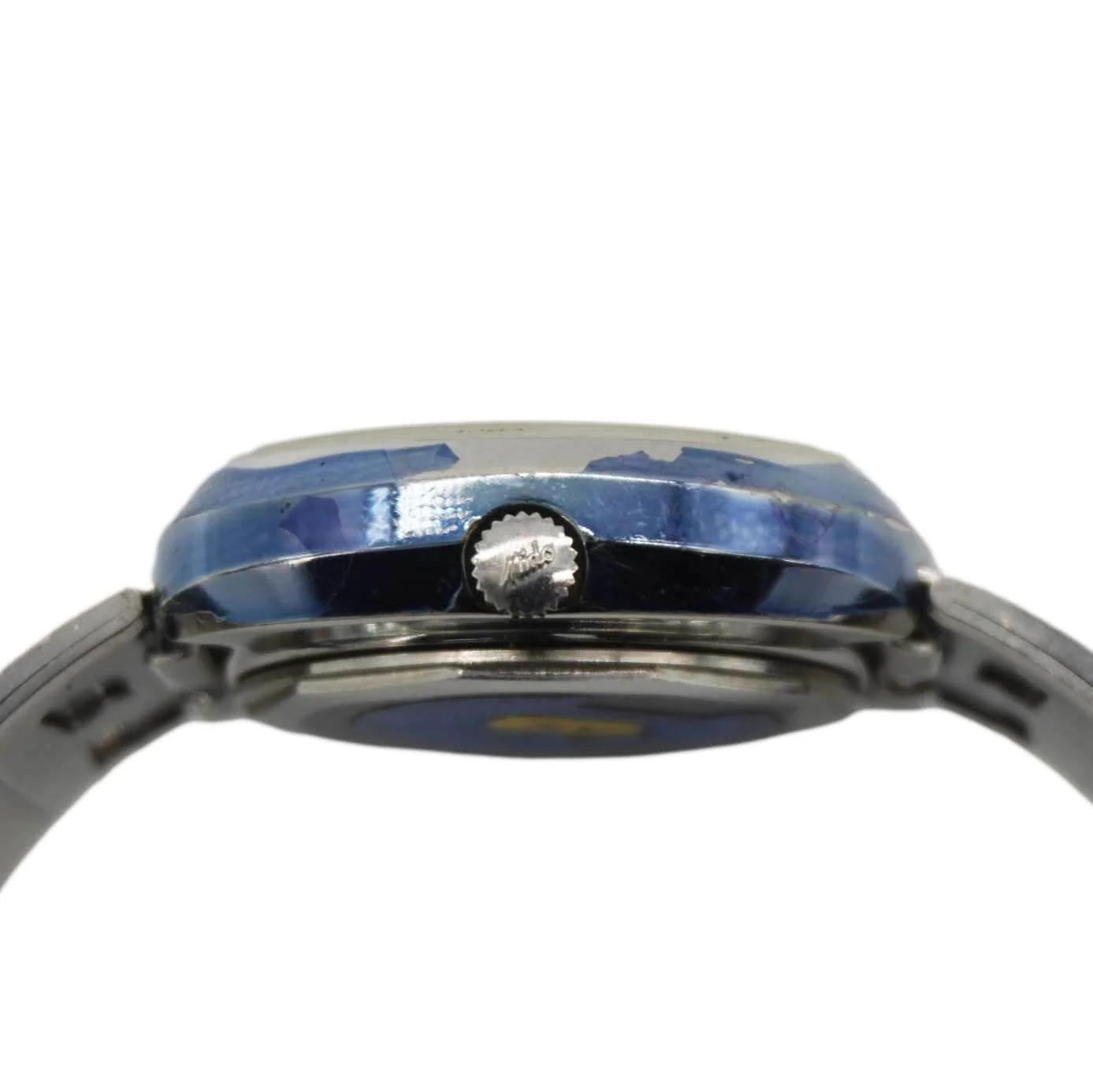 Mido Commander 1970 Day Date Men's Stainless Steel Watch Blue Dial 41MM - Image 7