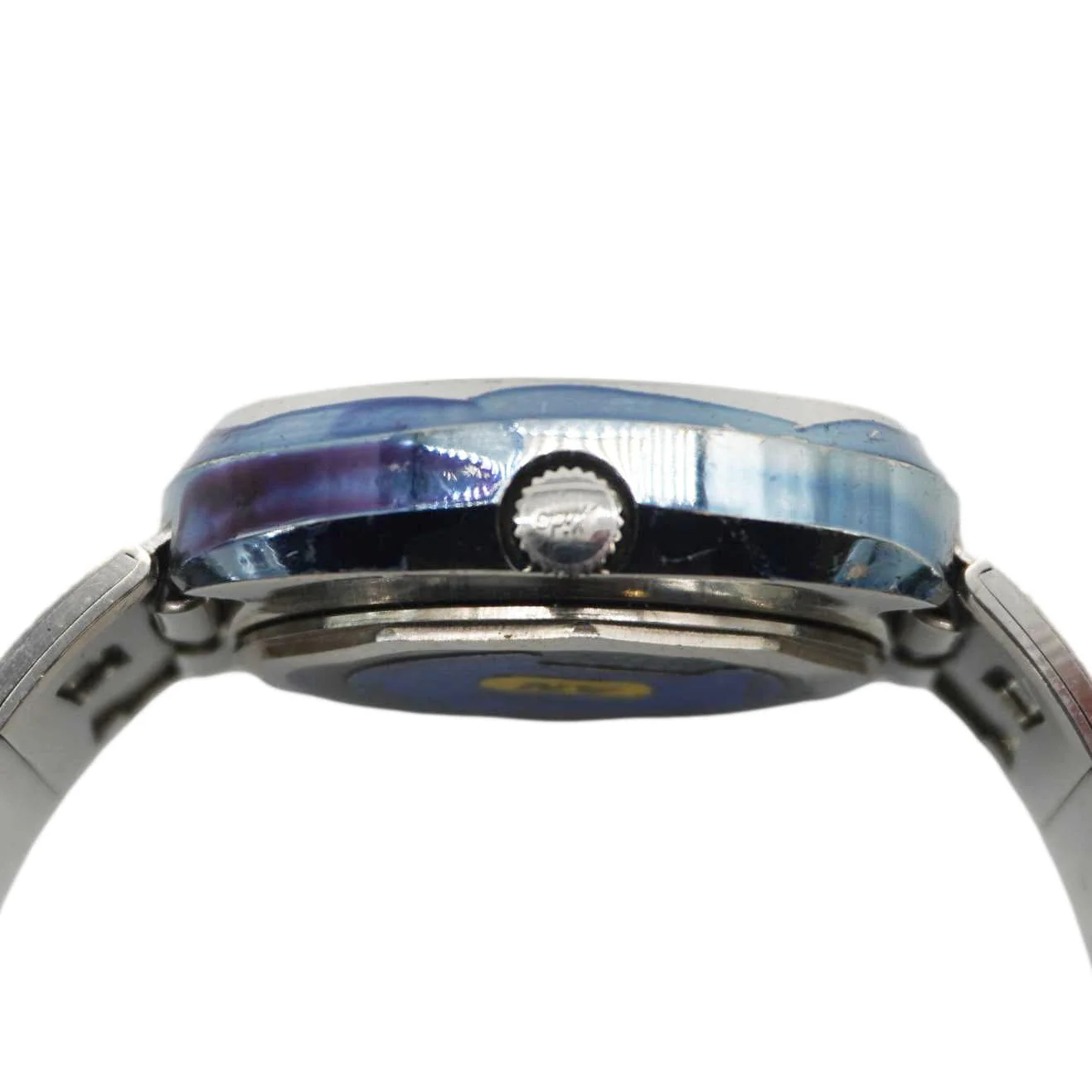 Mido Commander 1970 Day Date Men's Stainless Steel Watch Blue Dial 41MM - Image 6