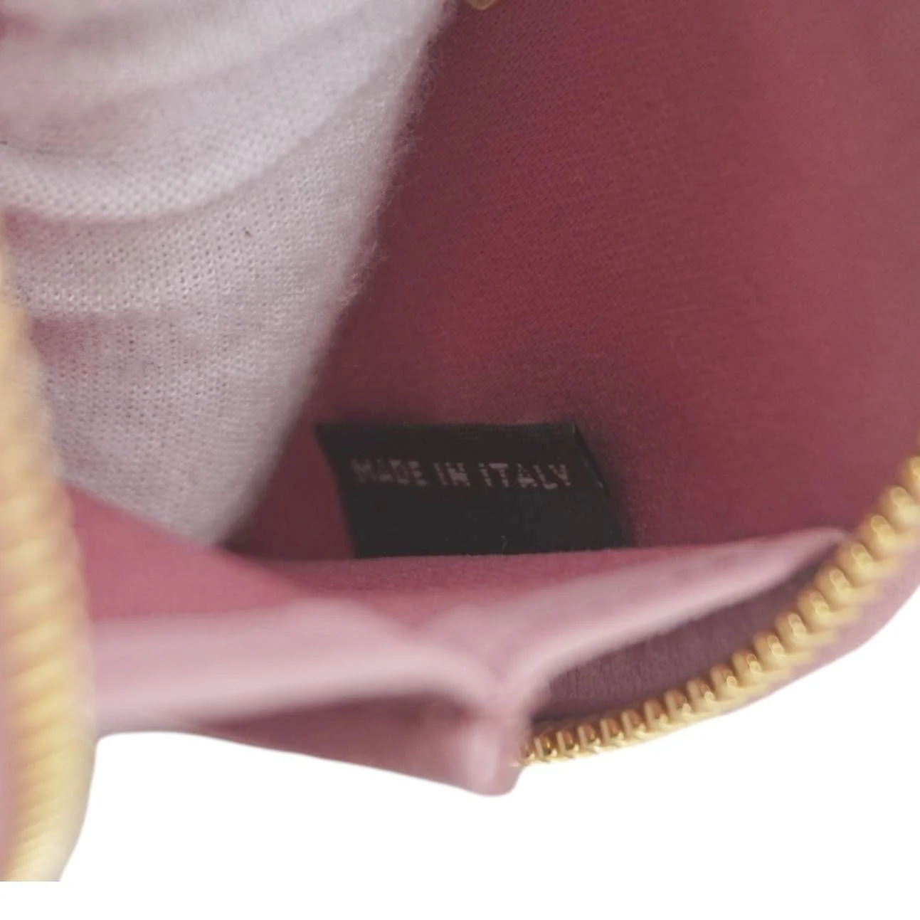MIU MIU Heart-Shaped Matelasse Leather Coin Purse Pink - Image 16