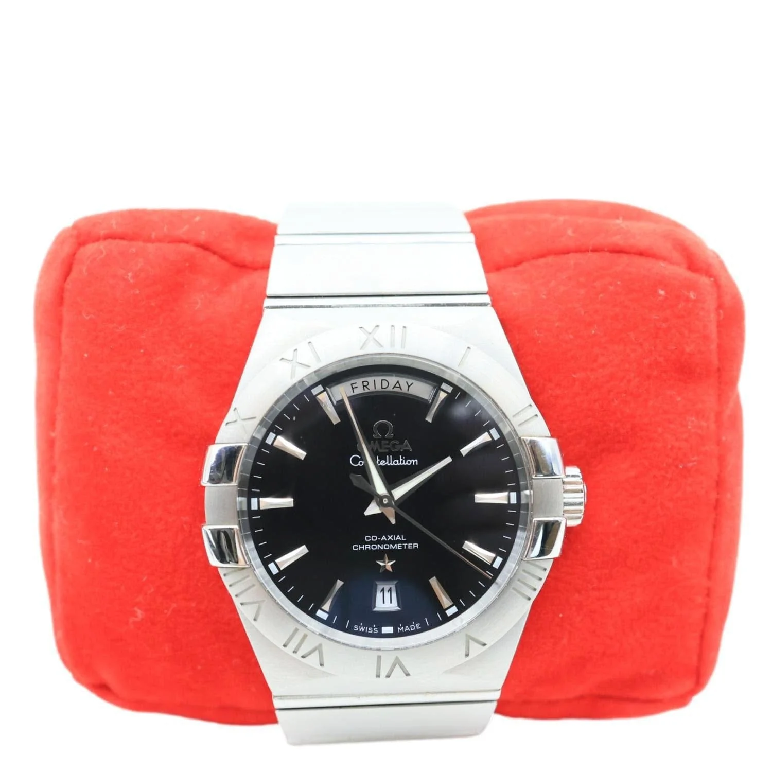 OMEGA Constellation Co-Axial Cal.8602 Chronometer Automatic SS Watch Black Dial 38MM - Image 3