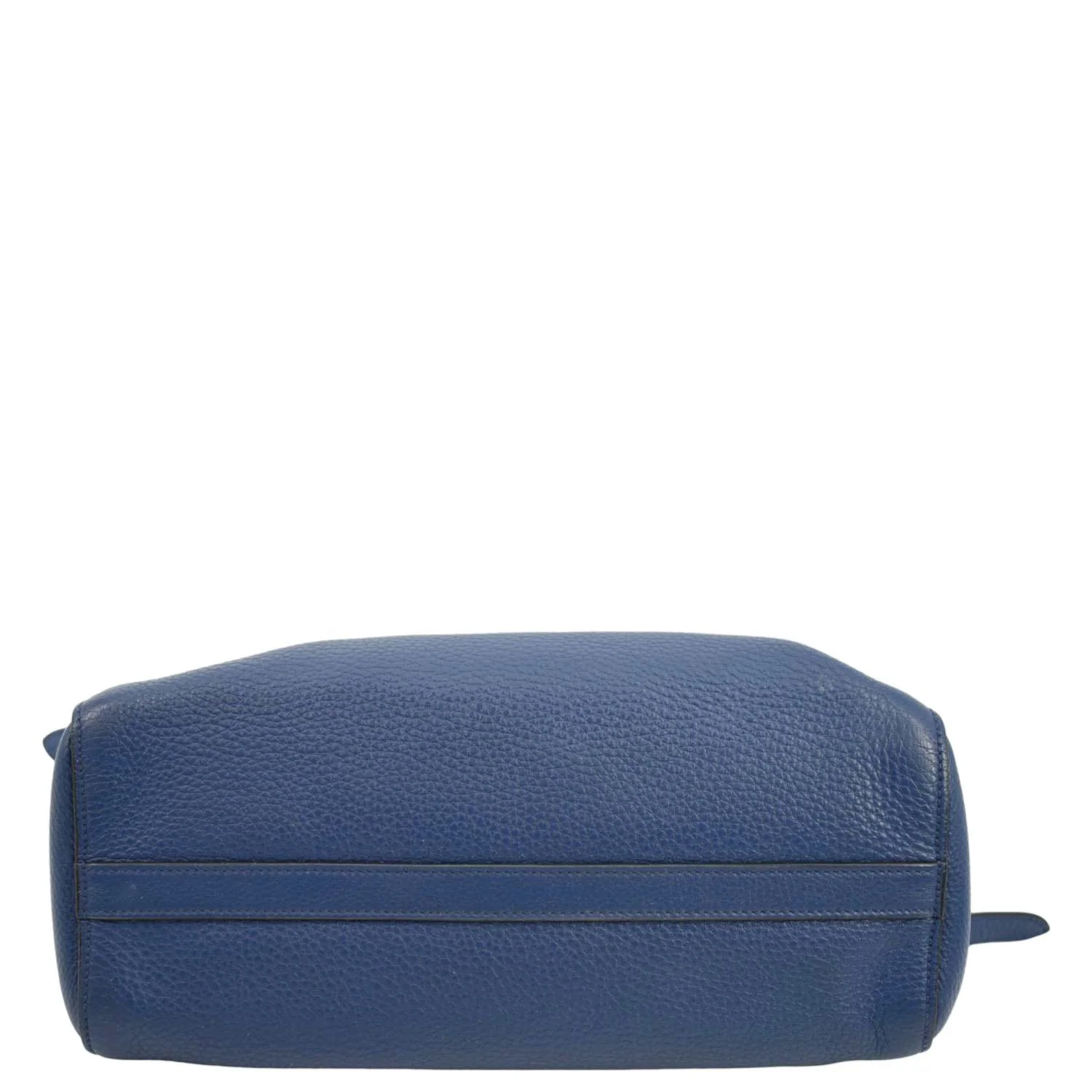 PRADA 2way Leather Tote Shoulder Bag Blue 1BA205 - Image 6