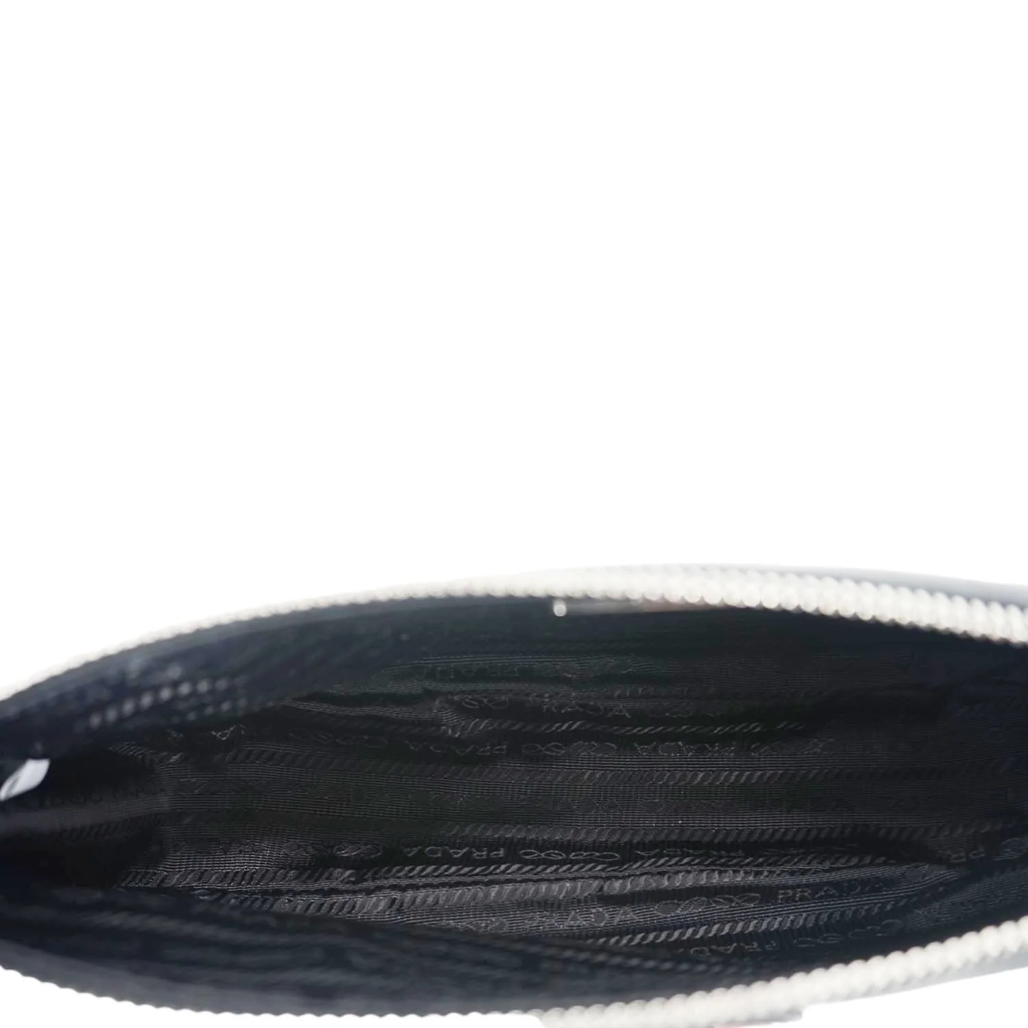 PRADA Accessory Pouch Nylon Hobo Bag Black - Image 14
