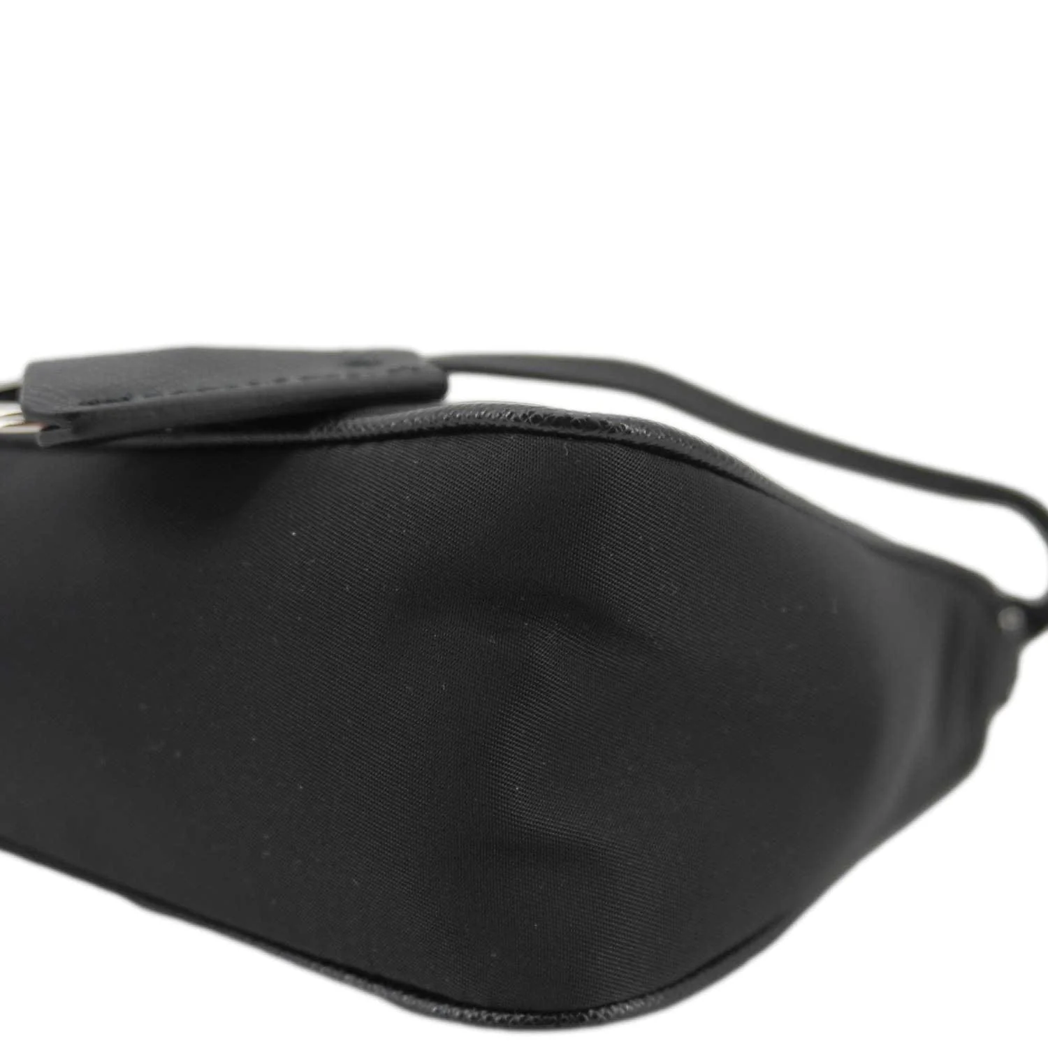 PRADA Accessory Pouch Nylon Hobo Bag Black - Image 8