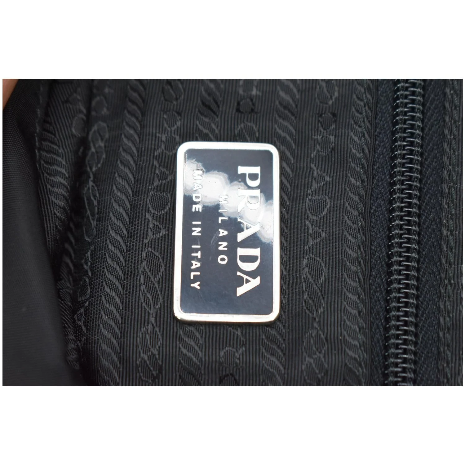 PRADA Nylon Backpack Bag Black - Image 8