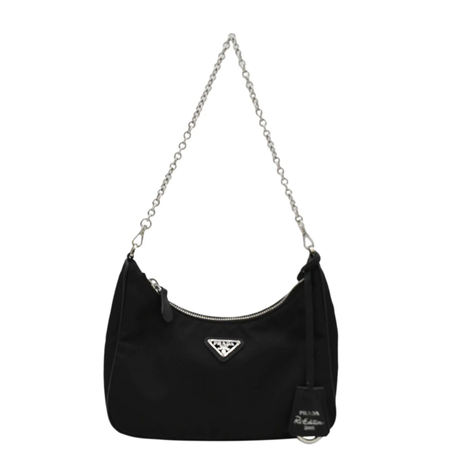PRADA Re-Edition 2005 Re-Nylon Shoulder Bag Black - Image 3