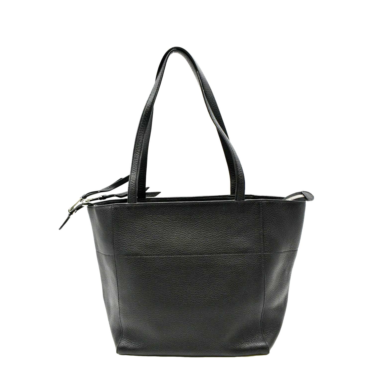 PRADA Leather Tote Bag Black - Image 4