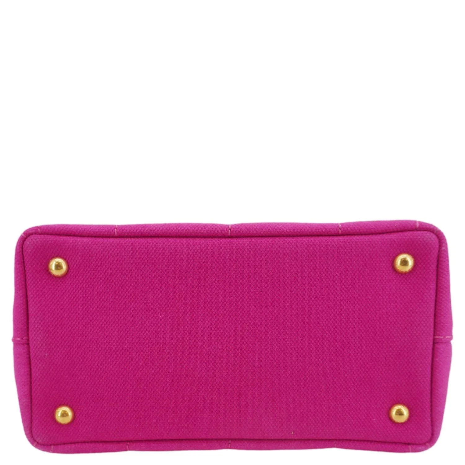 PRADA Canapa Small Logo-Print Canvas Tote Bag Pink - Image 10