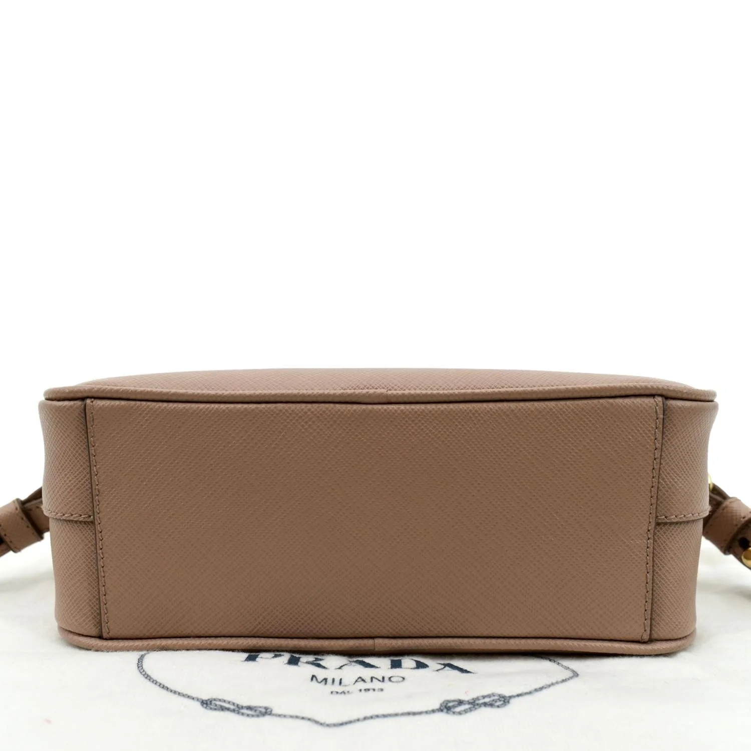 PRADA Small Saffiano Leather Camera Crossbody Bag Pink - Image 9