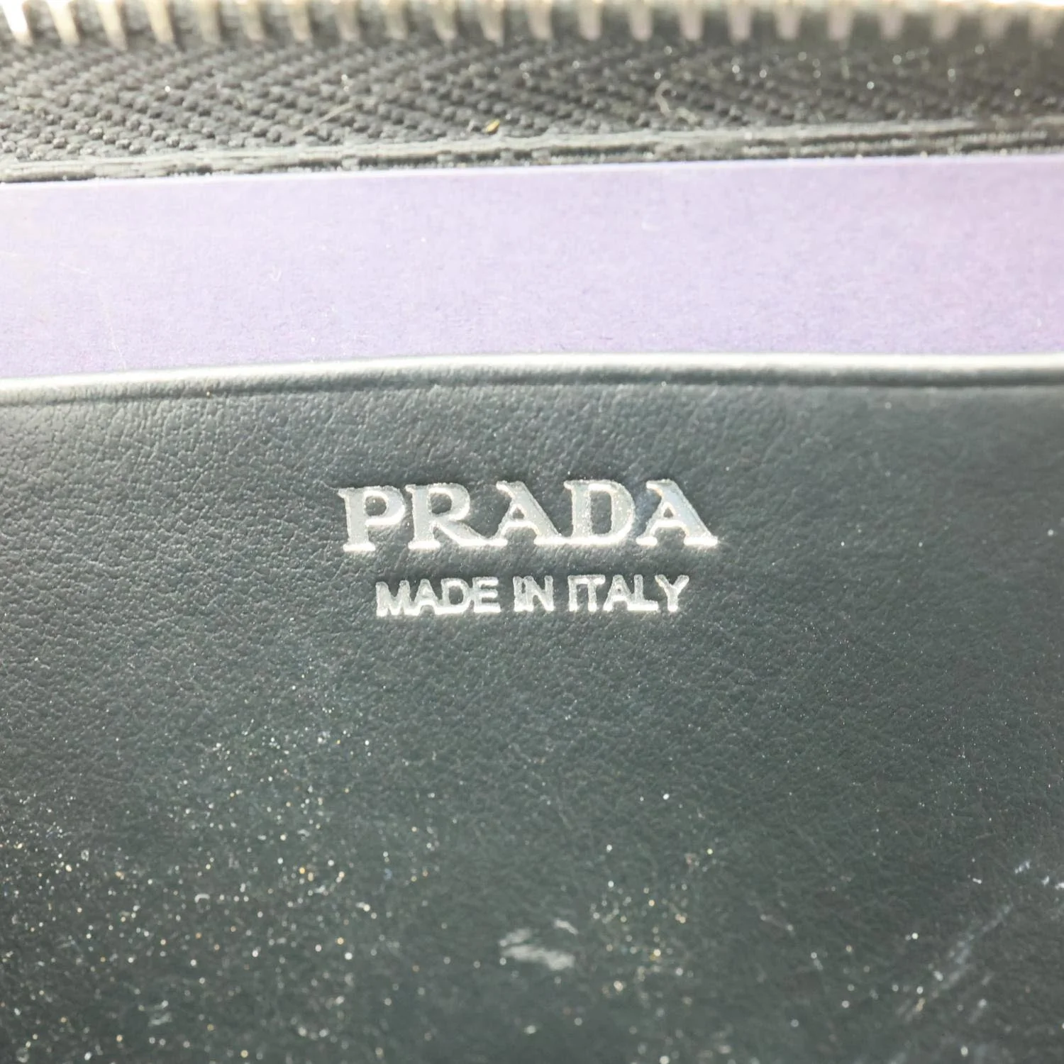 PRADA Triangle Double Pouch Crystal Embellished Satin Crossbody Bag Black - Image 11