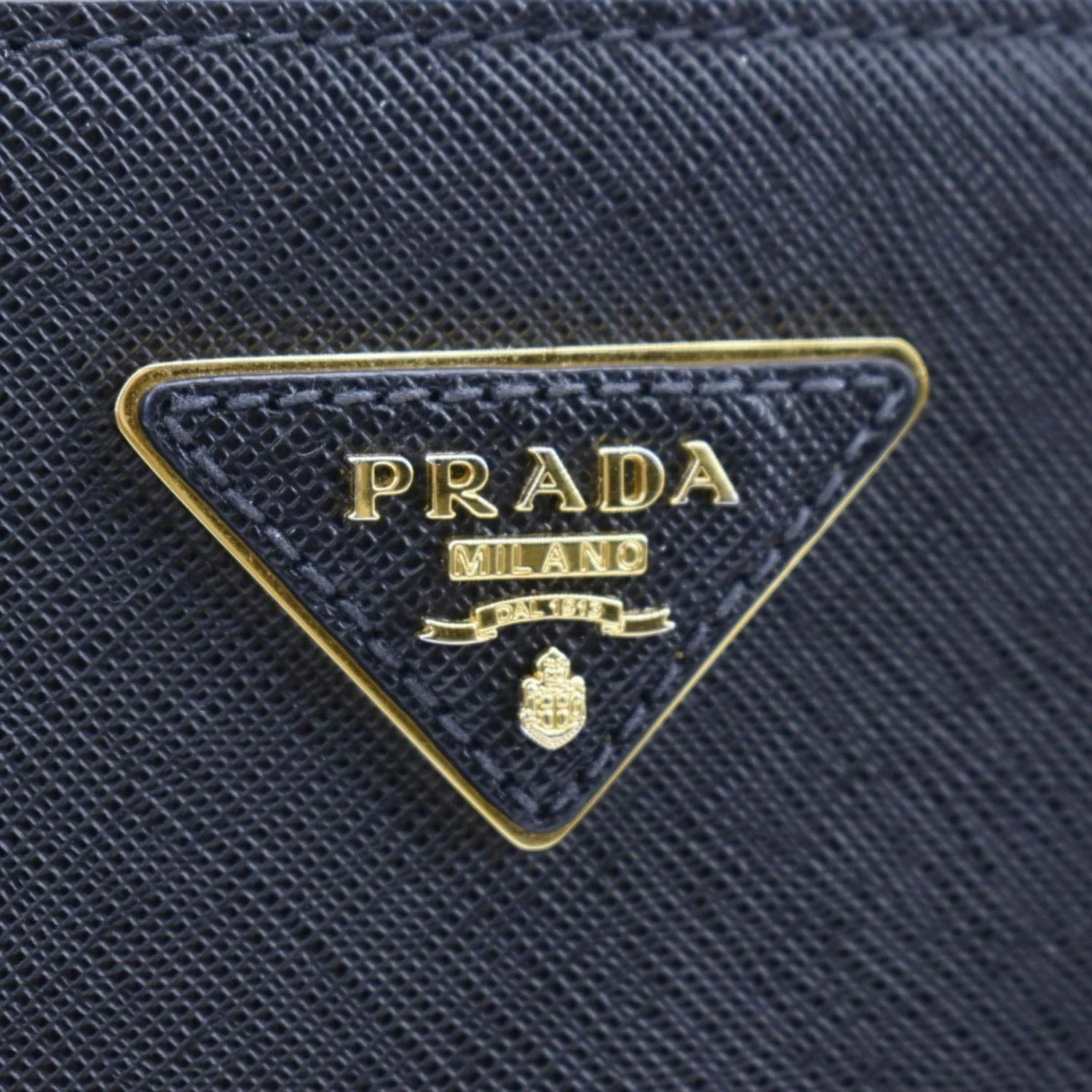PRADA Saffiano Leather Shoulder Bag Black - Image 14