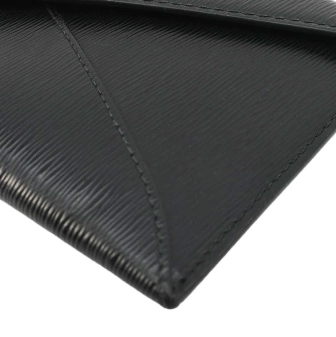 PRADA Envelope Vitello Leather Wallet Black - Image 6