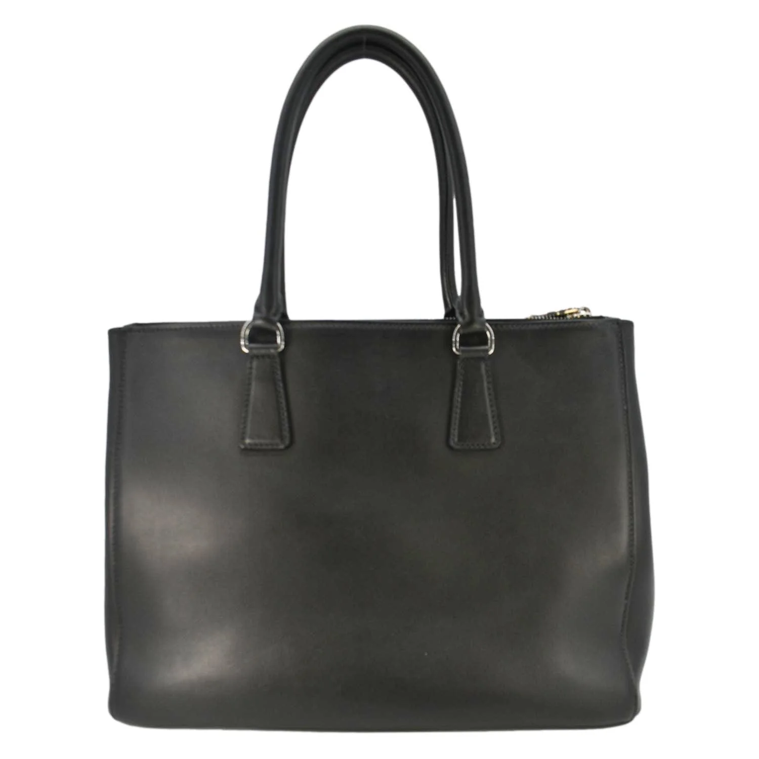 PRADA Galleria Large Leather Tote Shoulder Bag Black - Image 4