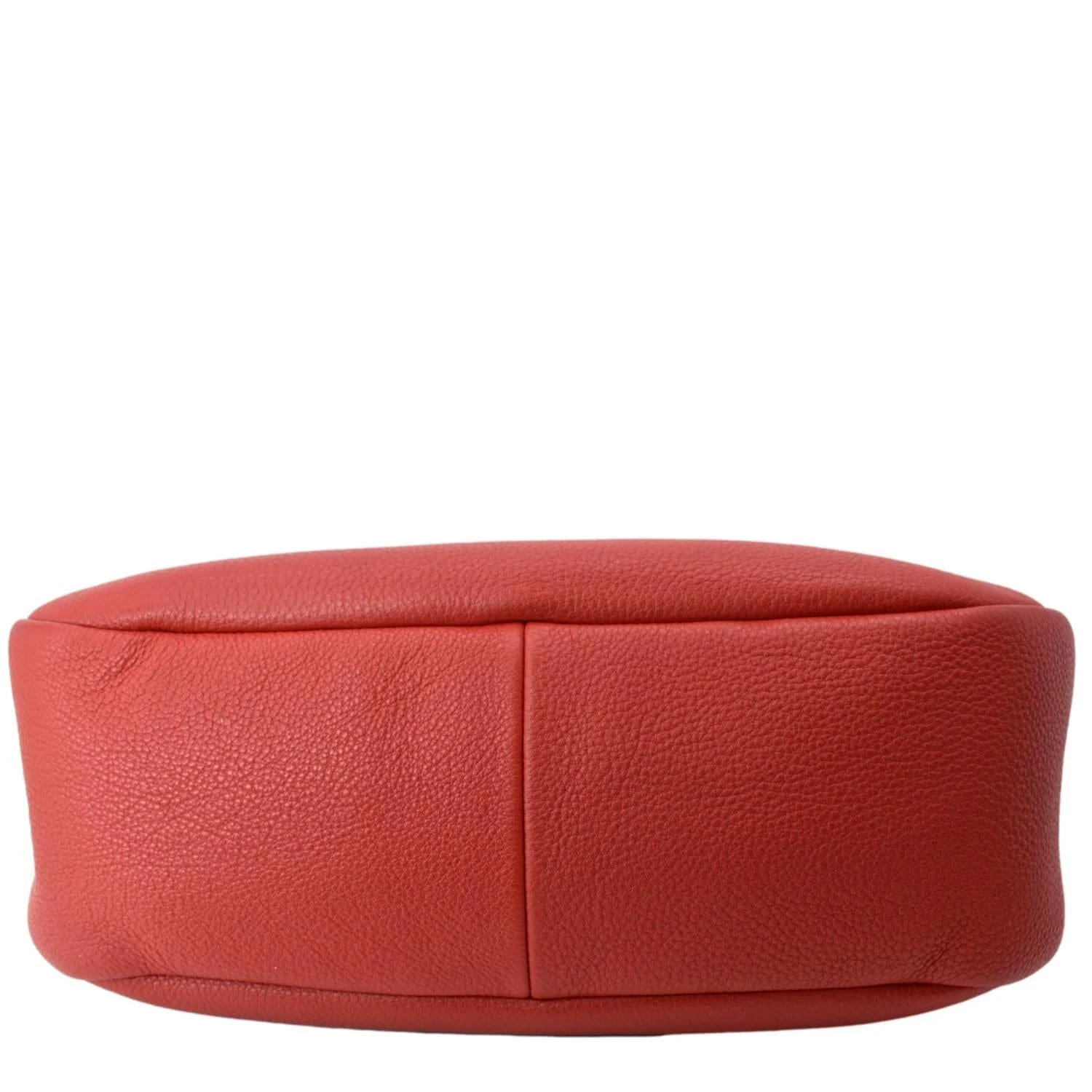 PRADA Vitello Daino Leather Hobo Bag Red - Image 9