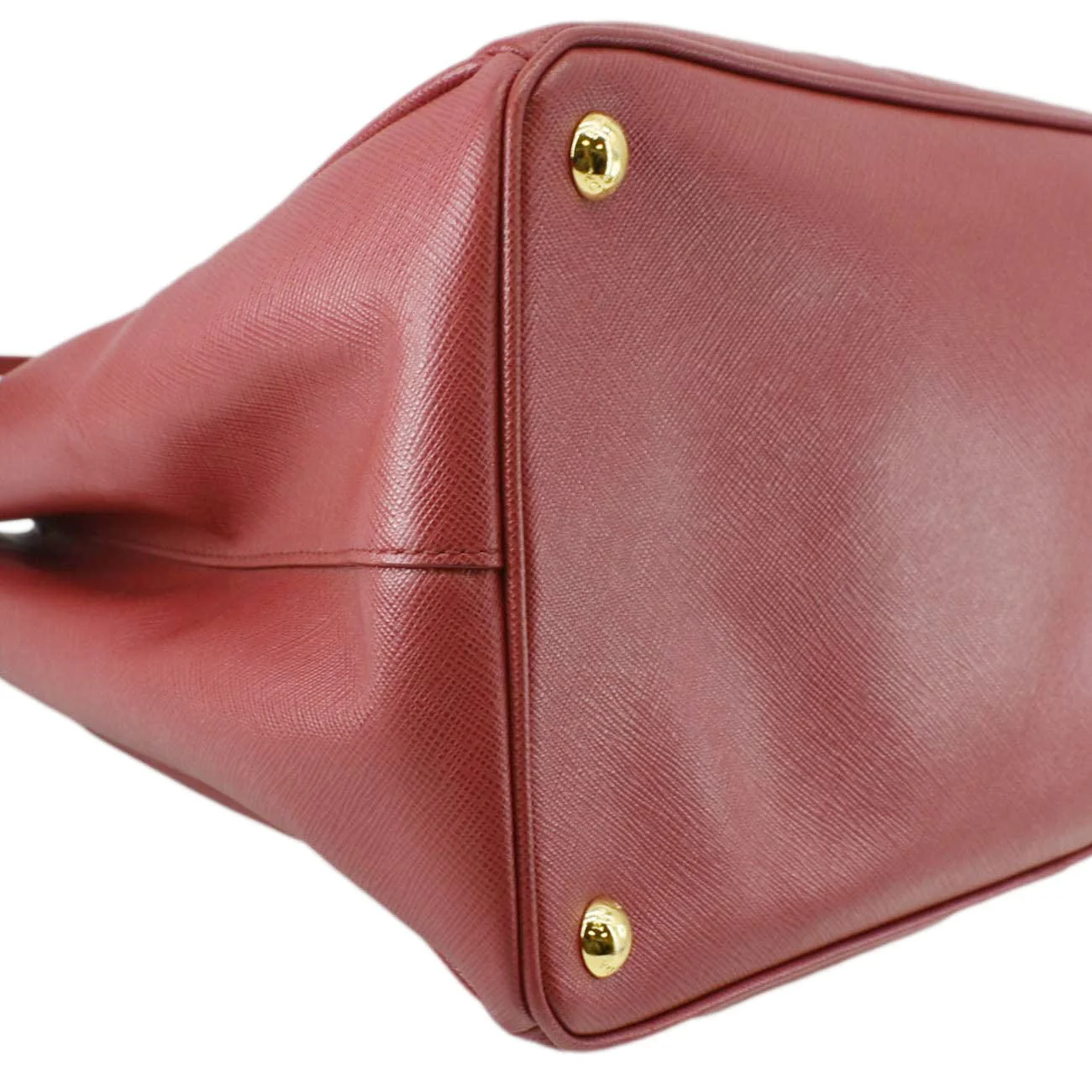 PRADA Lux Open Saffiano Leather Tote Bag Red - Image 8