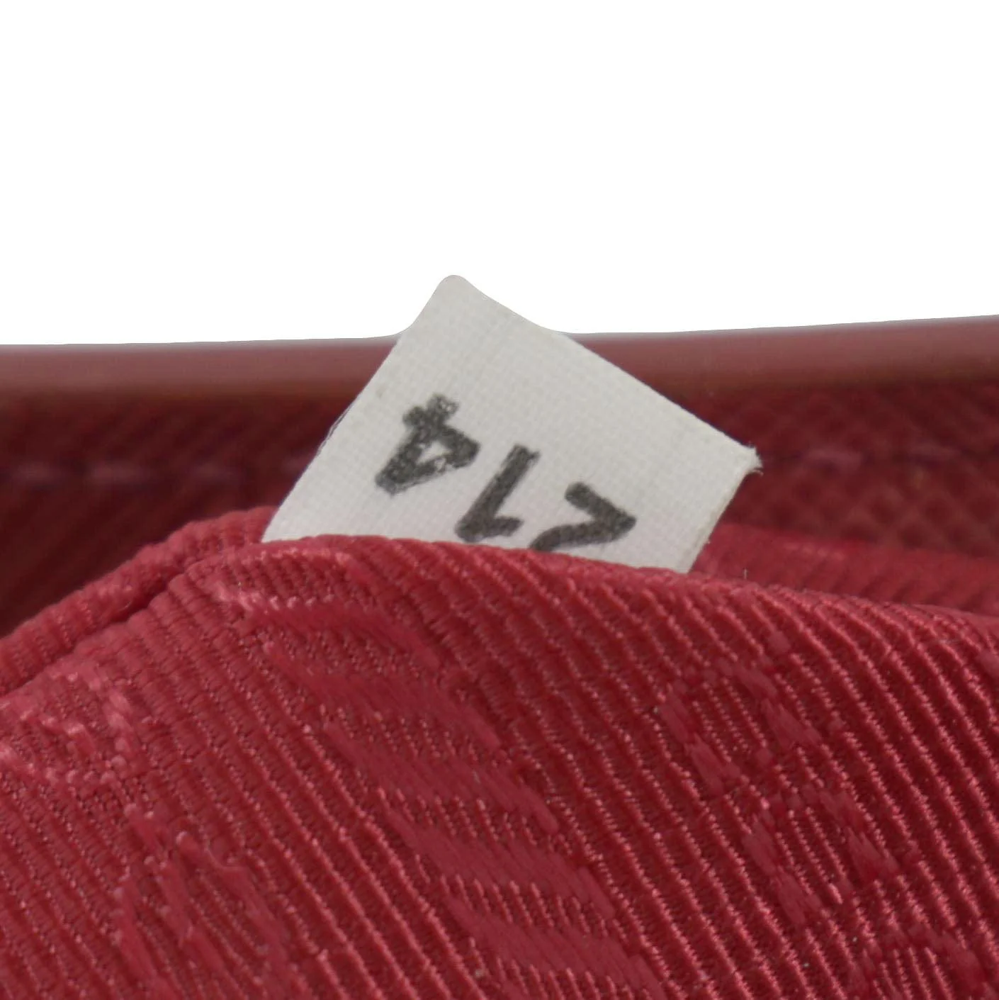 PRADA Lux Saffiano Leather Top Handle Satchel Bag Red - Image 10