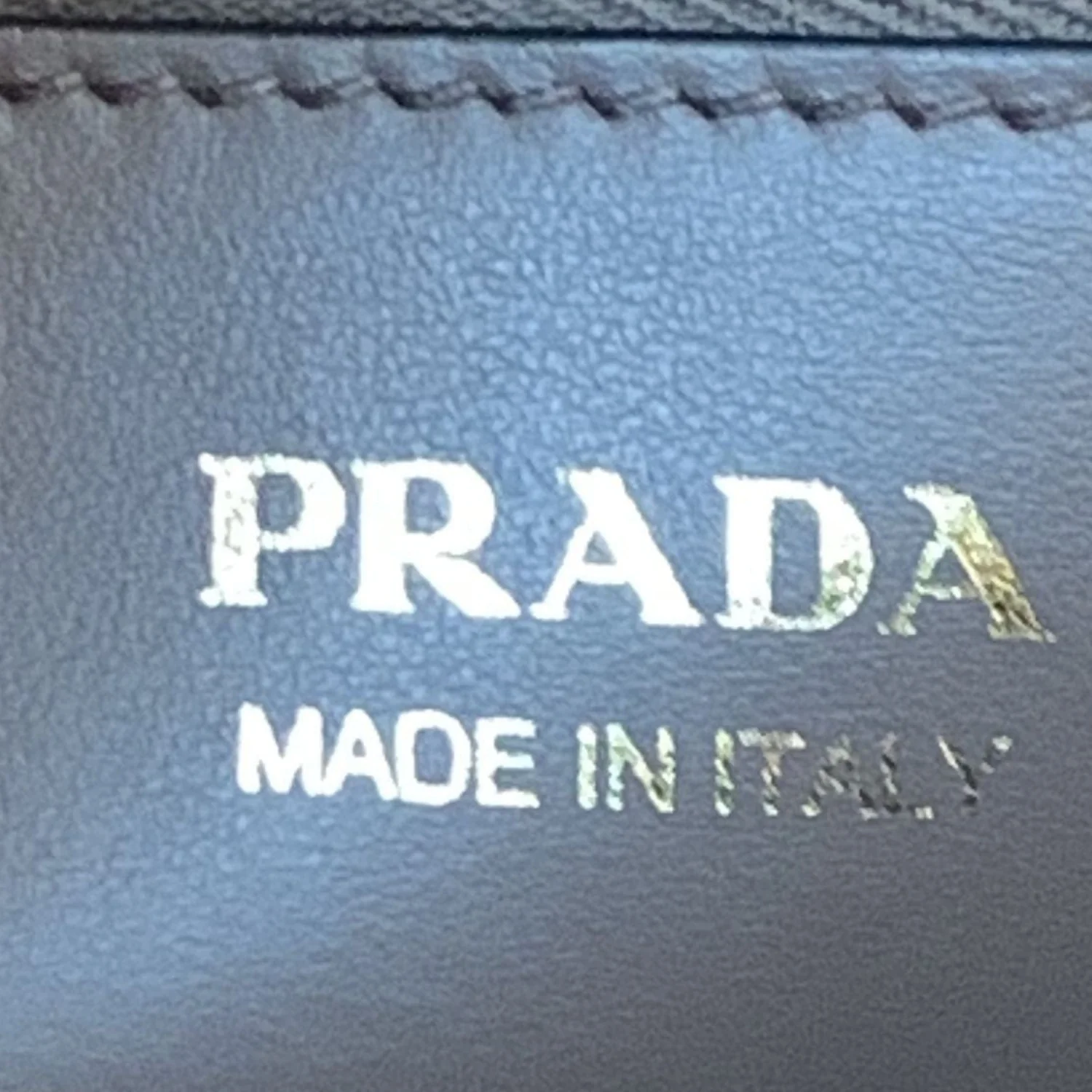 PRADA Matinee Saffiano Leather Shoulder Bag Fumo - Image 13