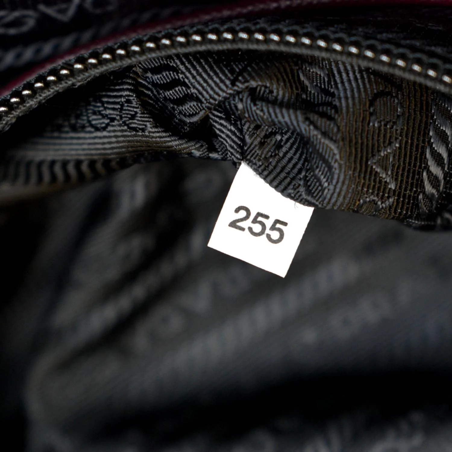 PRADA Medium Nylon Tote Bag Maroon - Image 14