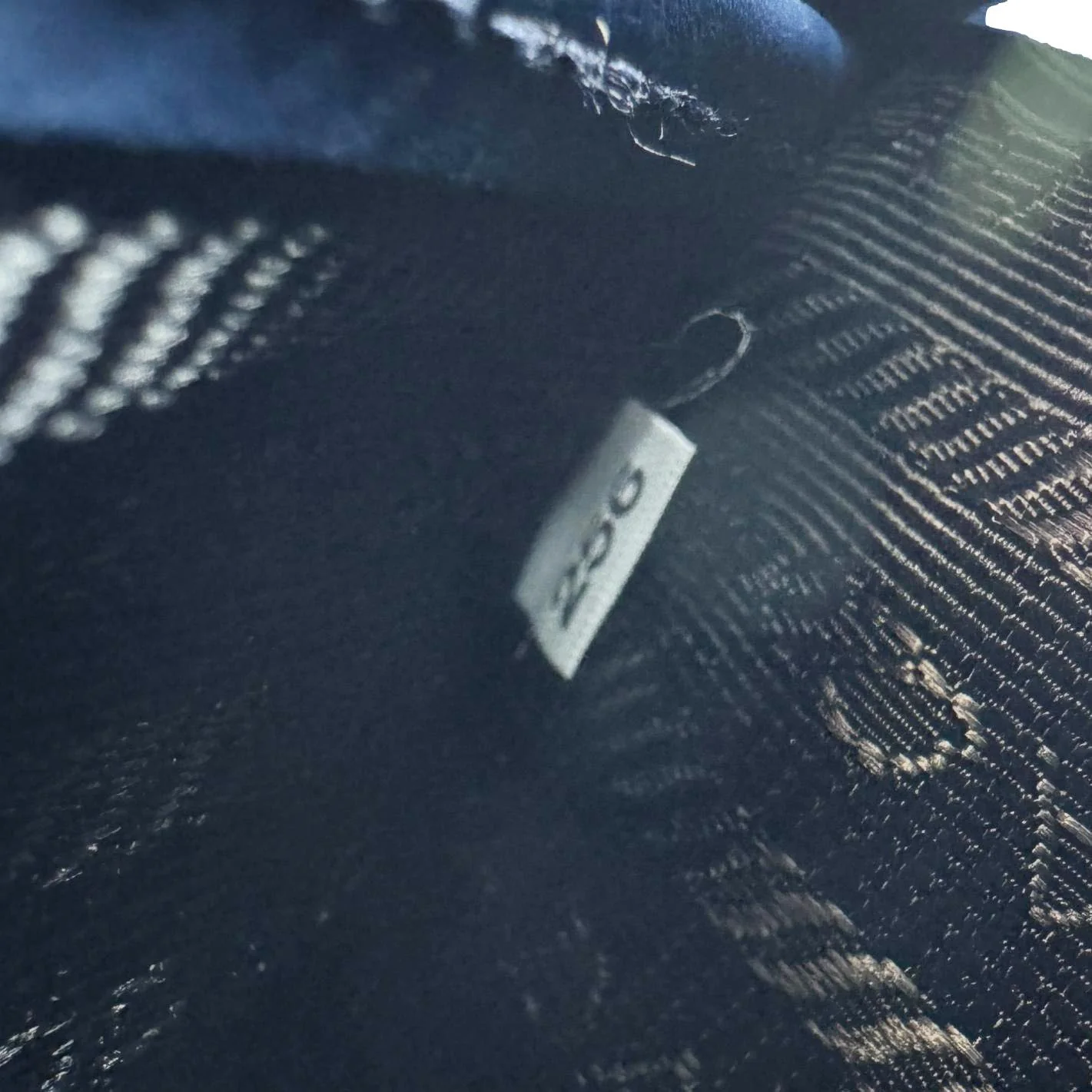 PRADA Metal Triangle Envelope Saffiano Leather Chain Shoulder Bag Blue - Image 16