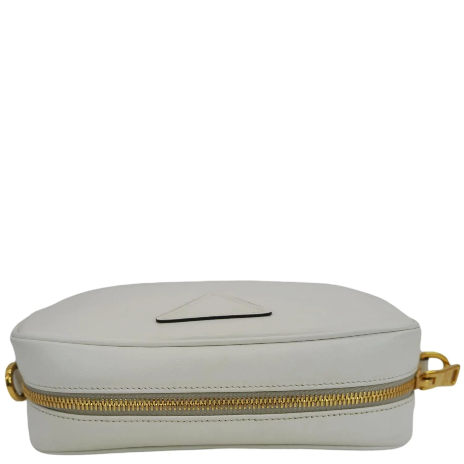 PRADA Mirage Leather Camera Crossbody Bag White - Image 11