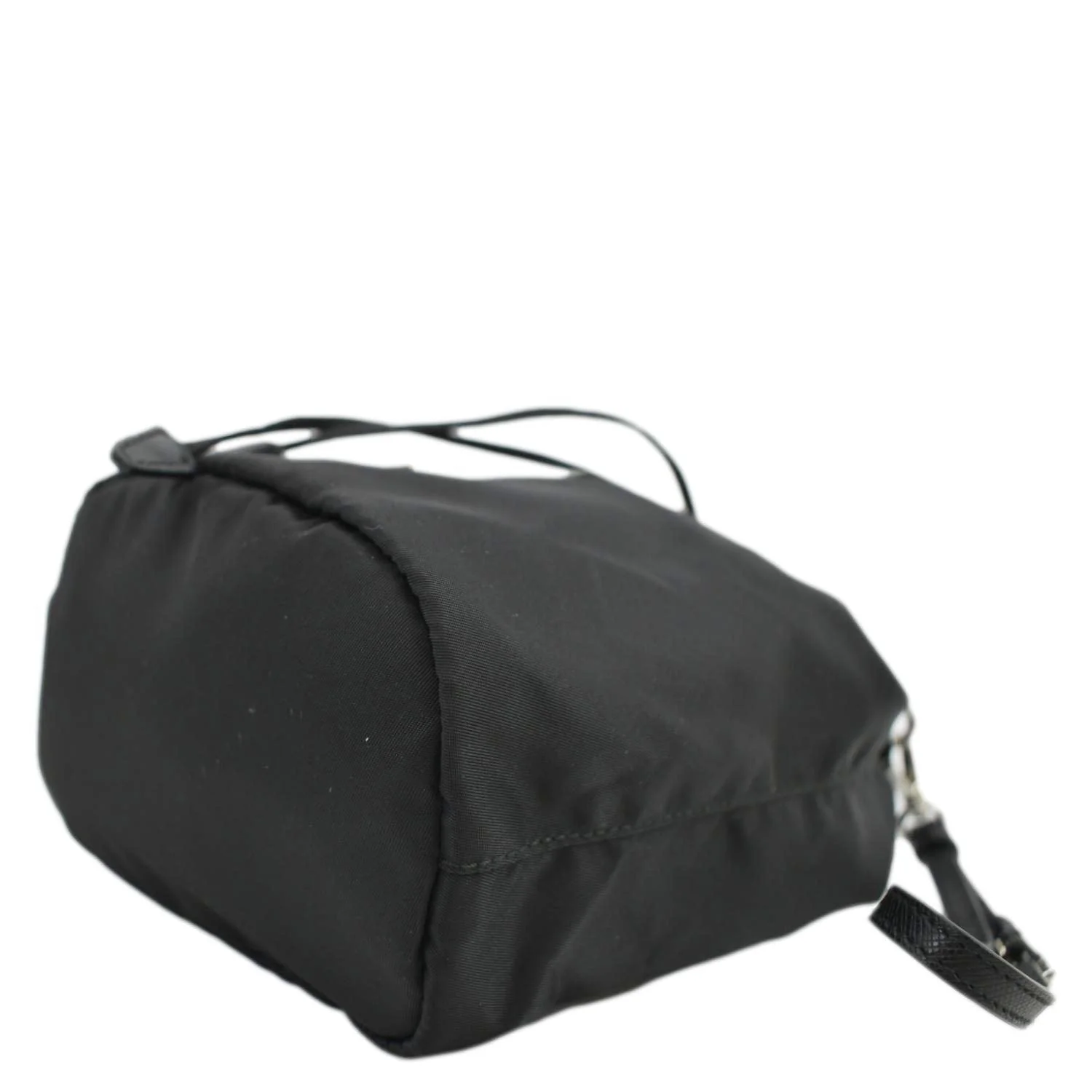 PRADA Nylon Bucket Bag Black - Image 8