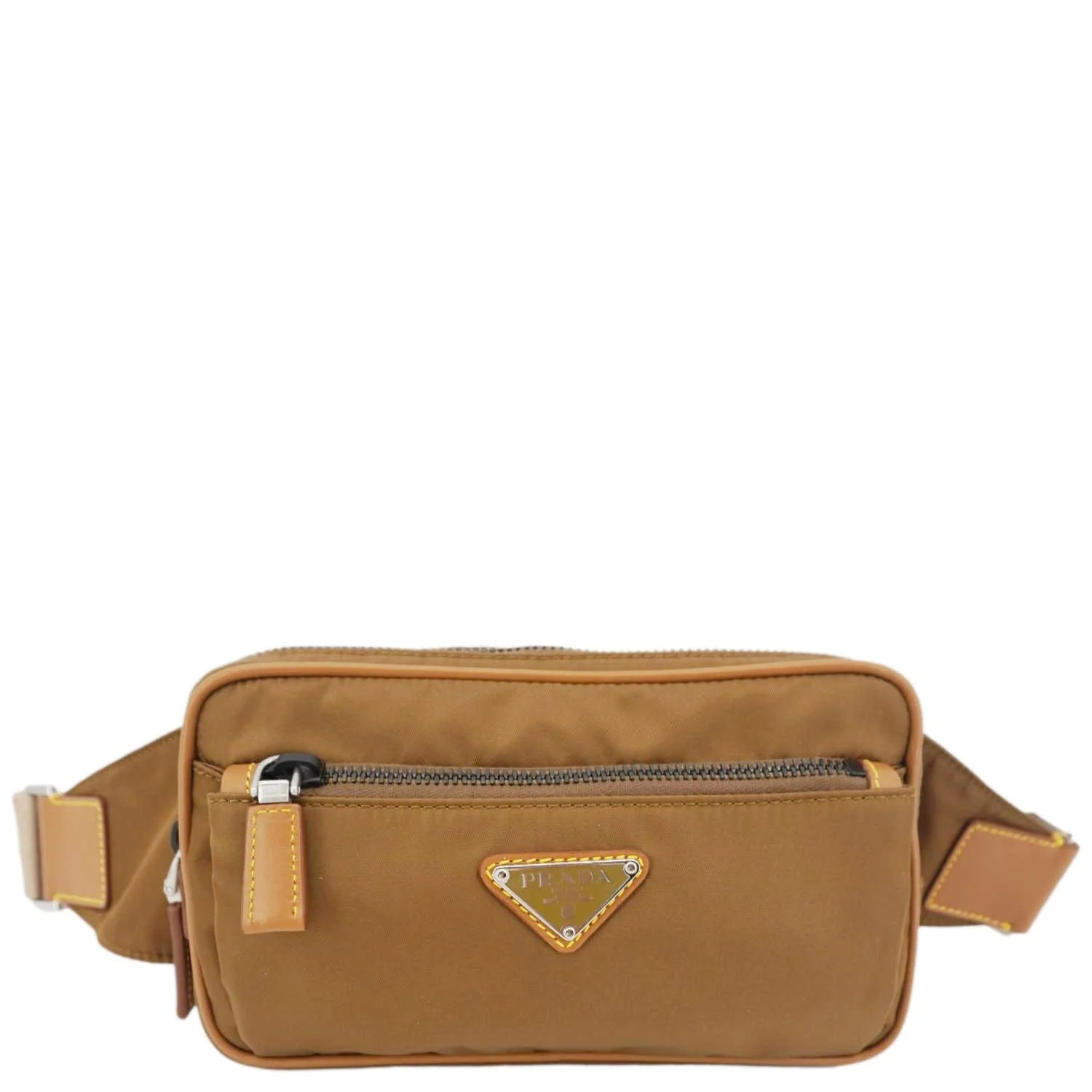 PRADA Re-Nylon Belt Bag Brown - Image 4