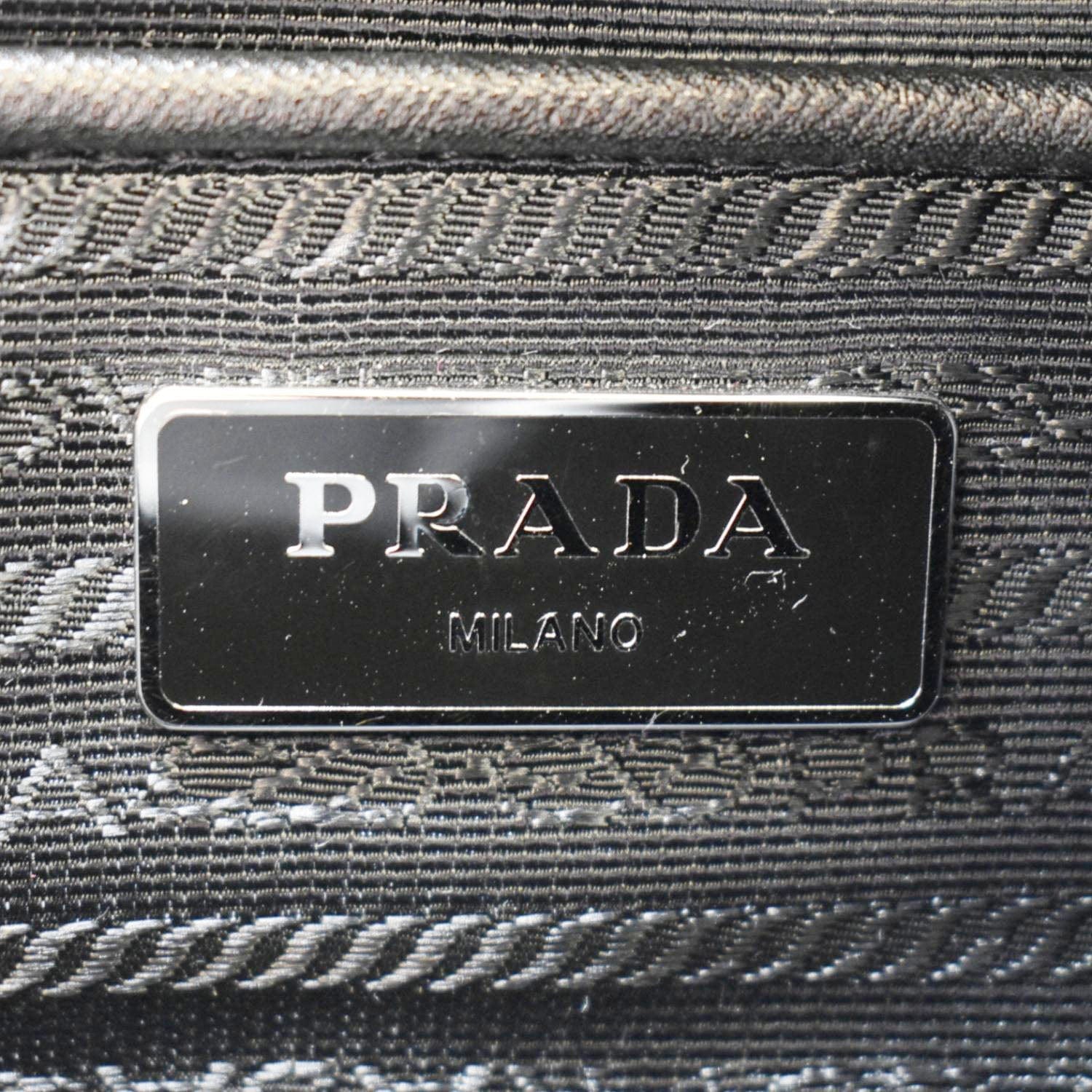PRADA Vela Re-Edition Nylon Messenger Bag Black - Image 13